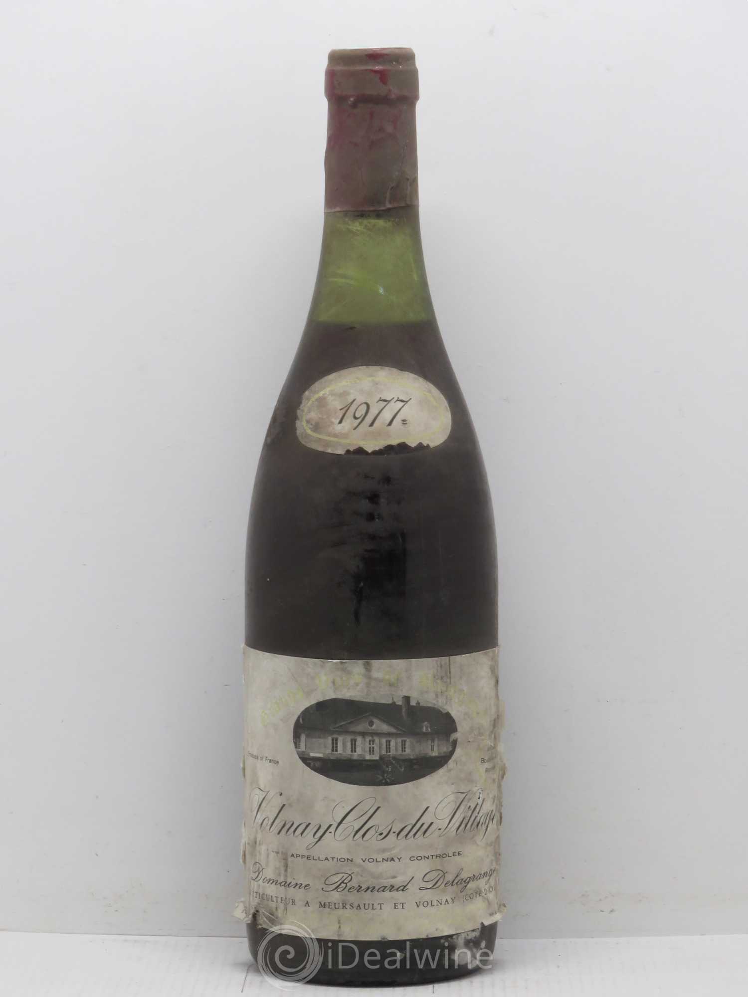 Volnay Clos du Village Monopole Domaine Bernard Delagrange 1977 - Posten von 1 Flasche - 0