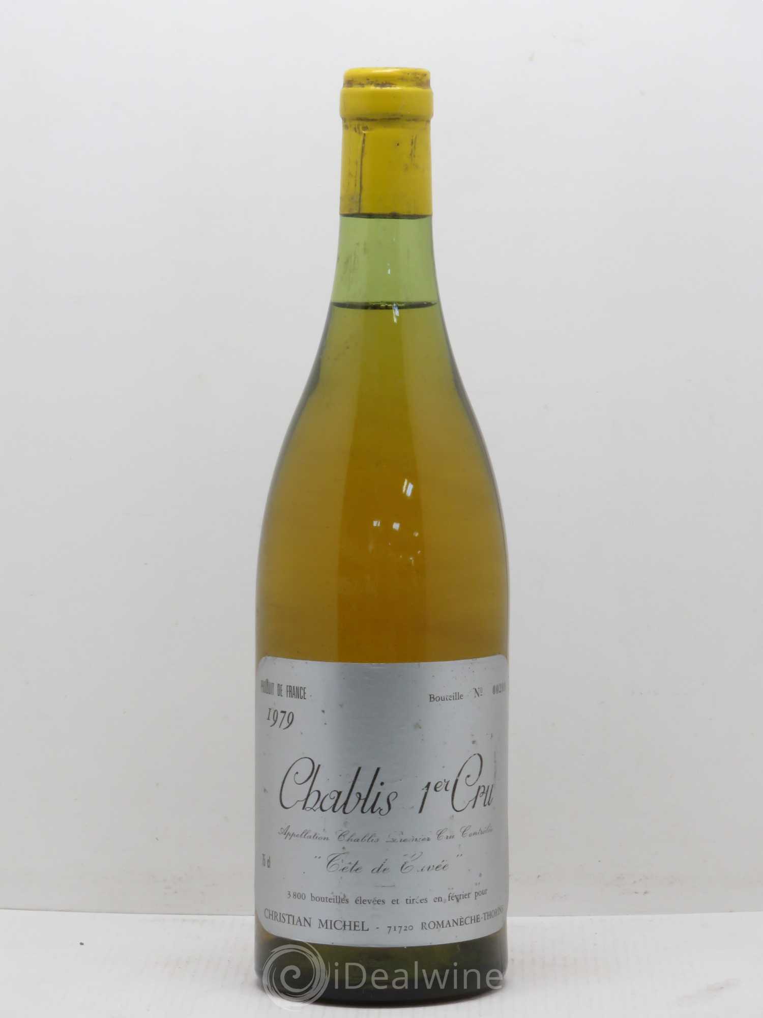 Chablis 1er Cru Tête de Cuvée Domaine Christian Michel 1979 - Posten von 1 Flasche - 0