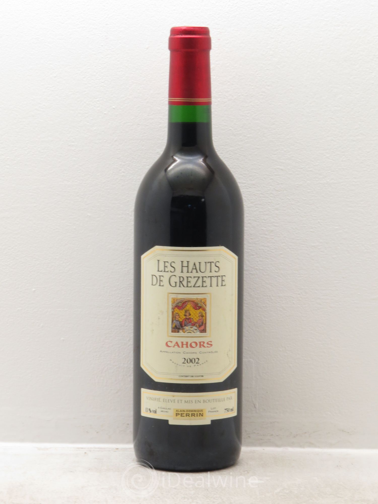 Cahors Château Lagrezette Alain Dominique Perrin Les Hauts de Grezette 2002 - Lotto di 1 bottiglia - 0