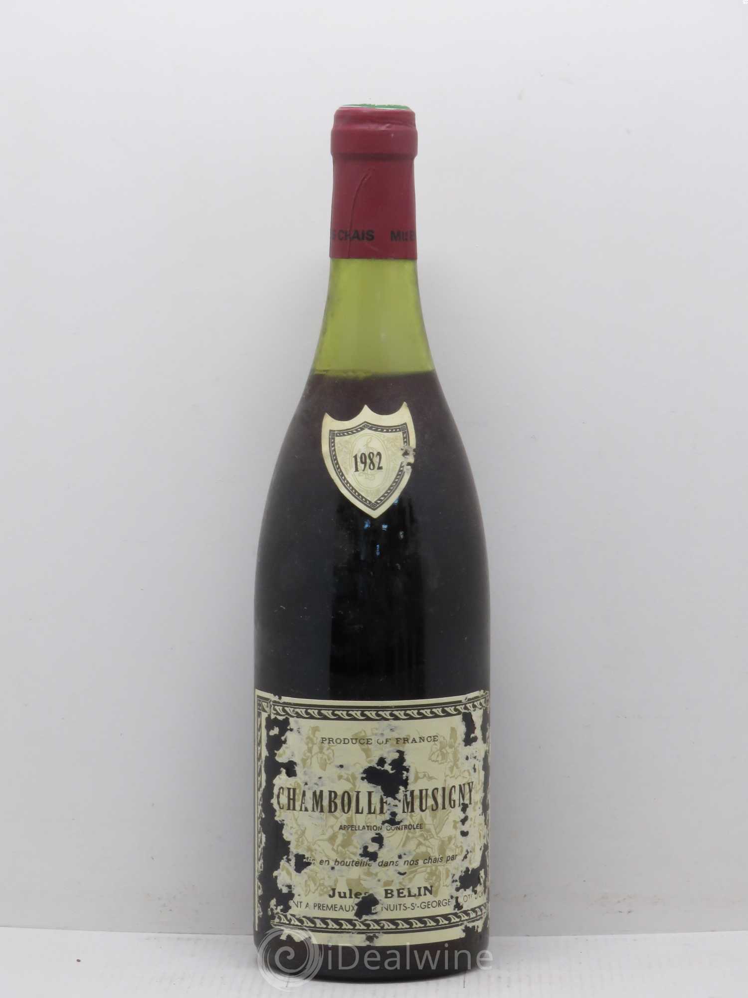 Chambolle-Musigny Domaine Jules Belin 1982 - Lot de 1 bouteille - 0