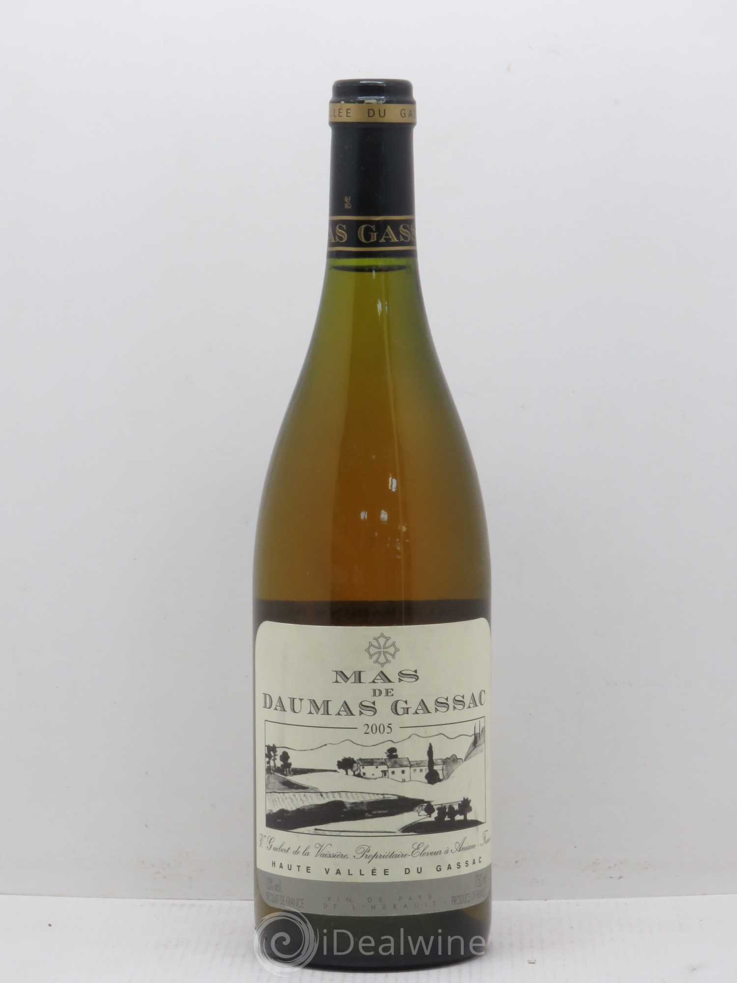 Saint-Guilhem-le-Désert - Cité d'Aniane Mas Daumas Gassac Famille Guibert de La Vaissière 2005 - Lot de 1 bouteille - 0