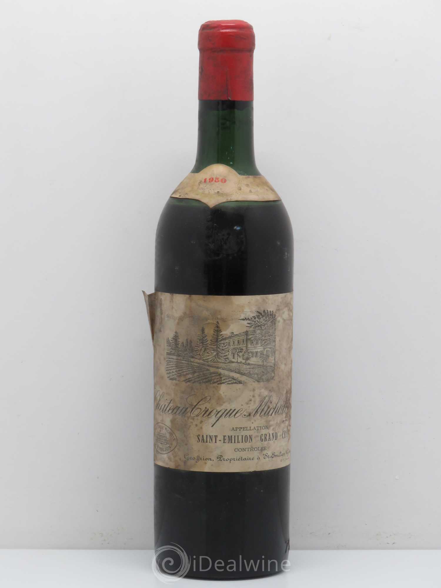 Château Croque Michotte 1950 - Lot de 1 bouteille - 0