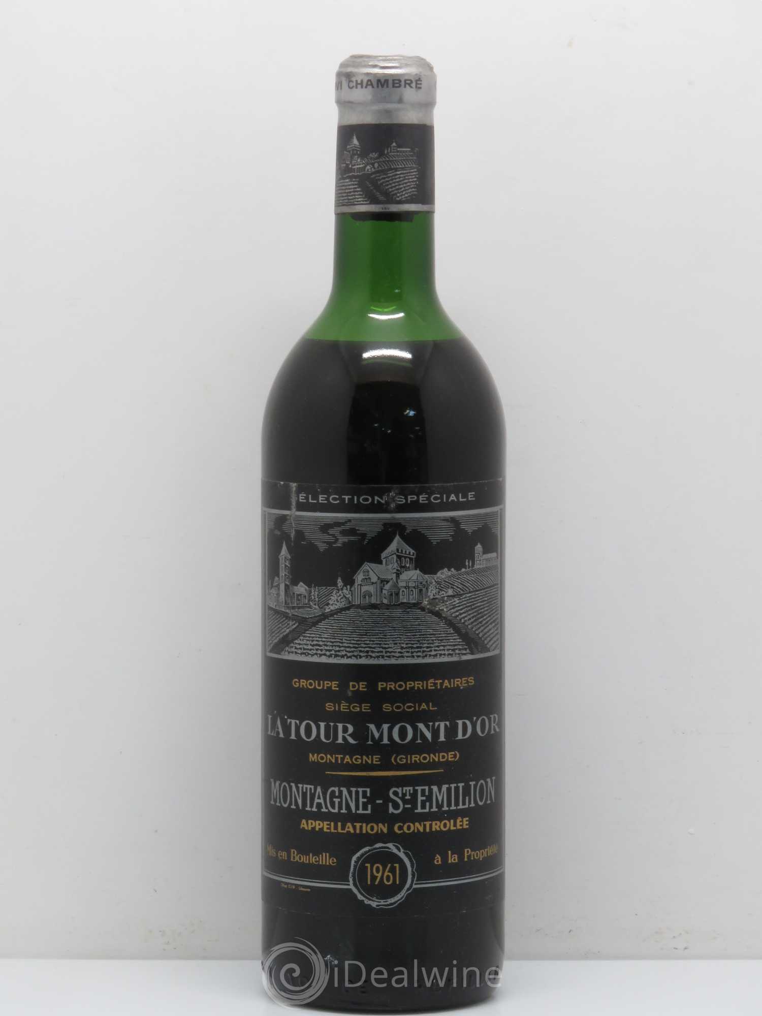 Montagne Saint-Émilion La Tour Mont d'Or 1961 - Lot de 1 bouteille - 0