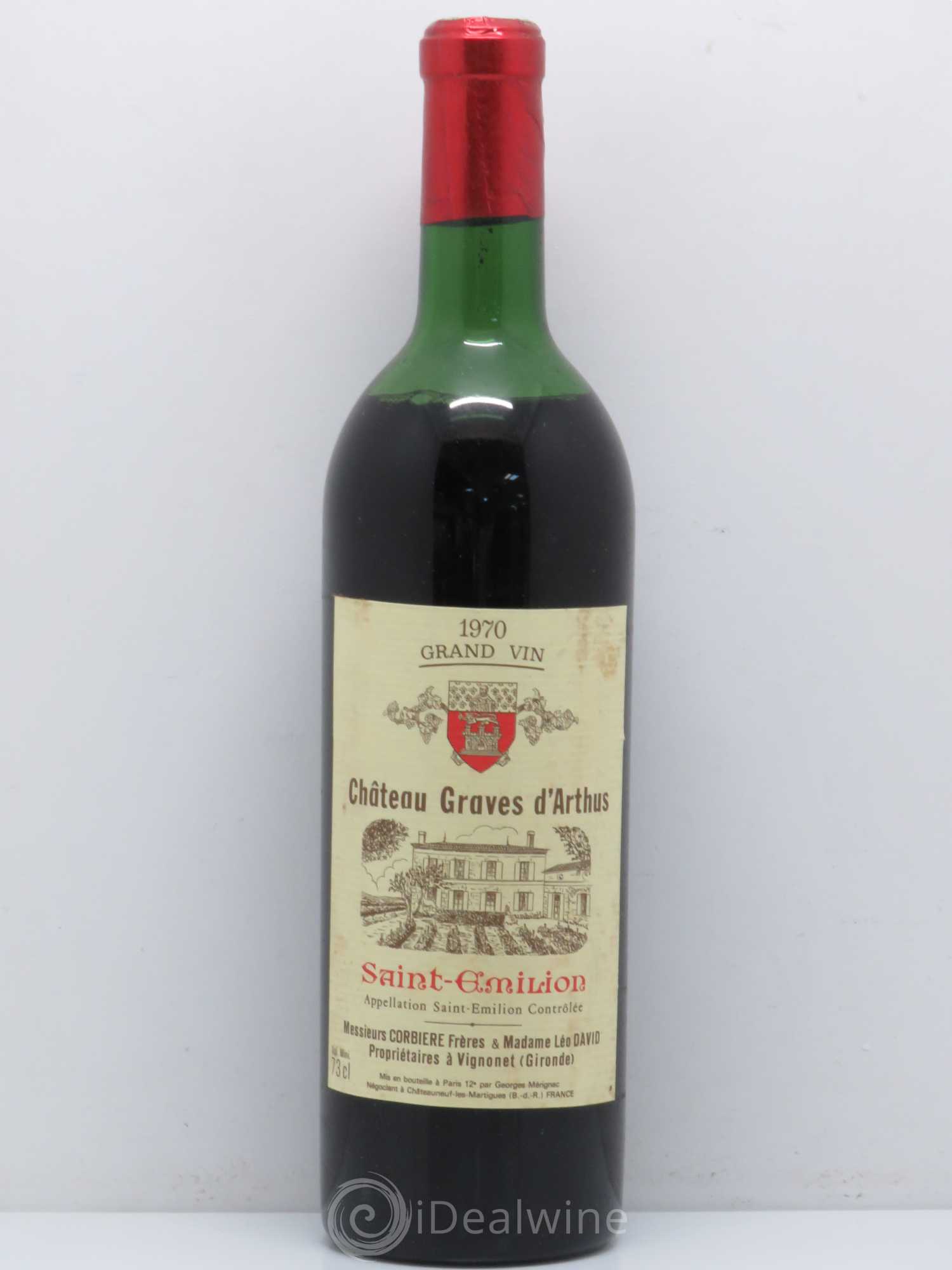 Saint-Émilion Château Graves d'Arthus 1970 - Posten von 1 Flasche - 0