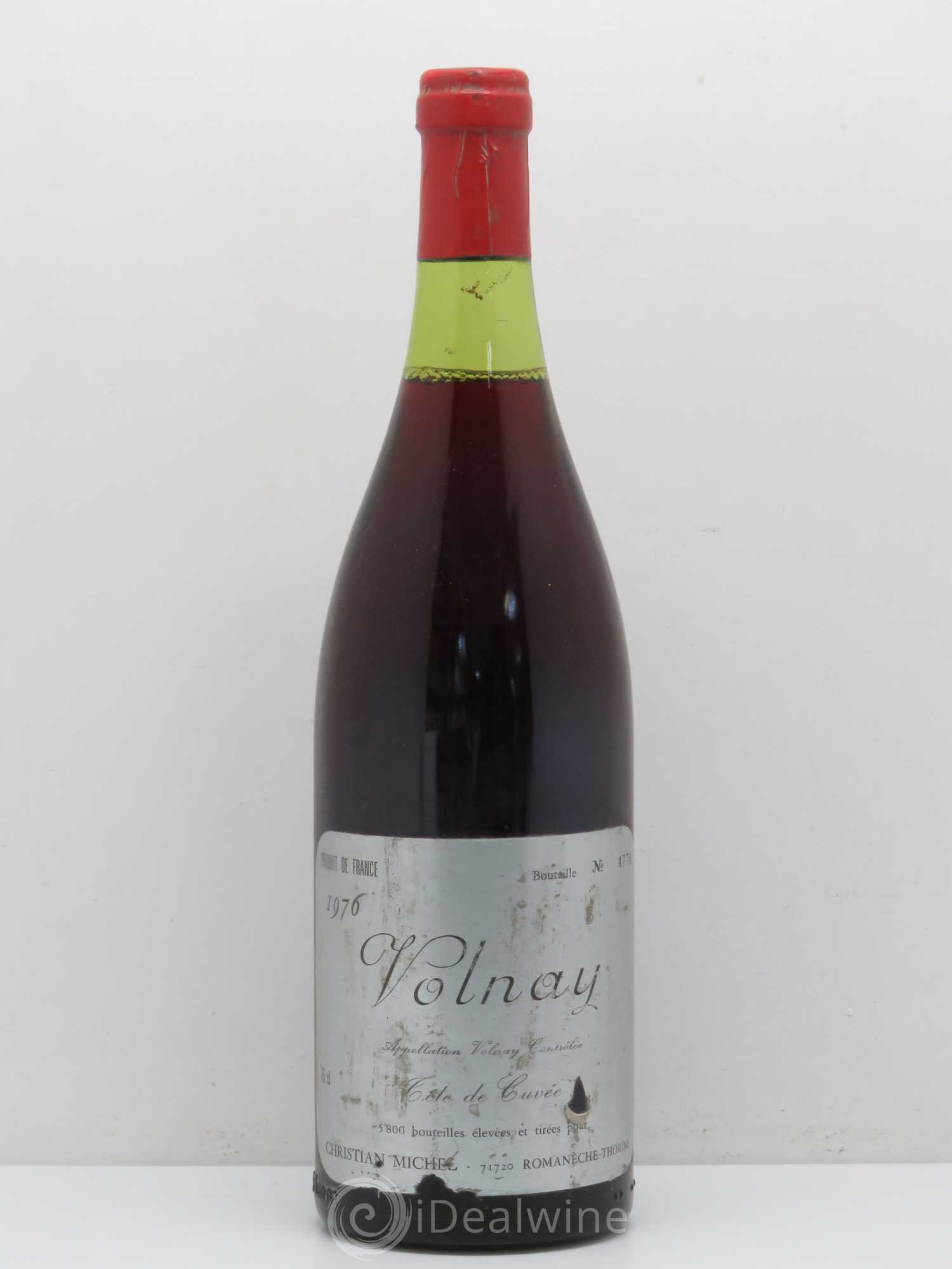 Volnay Tête de Cuvée Domaine Christian Michel 1976 - Posten von 1 Flasche - 0