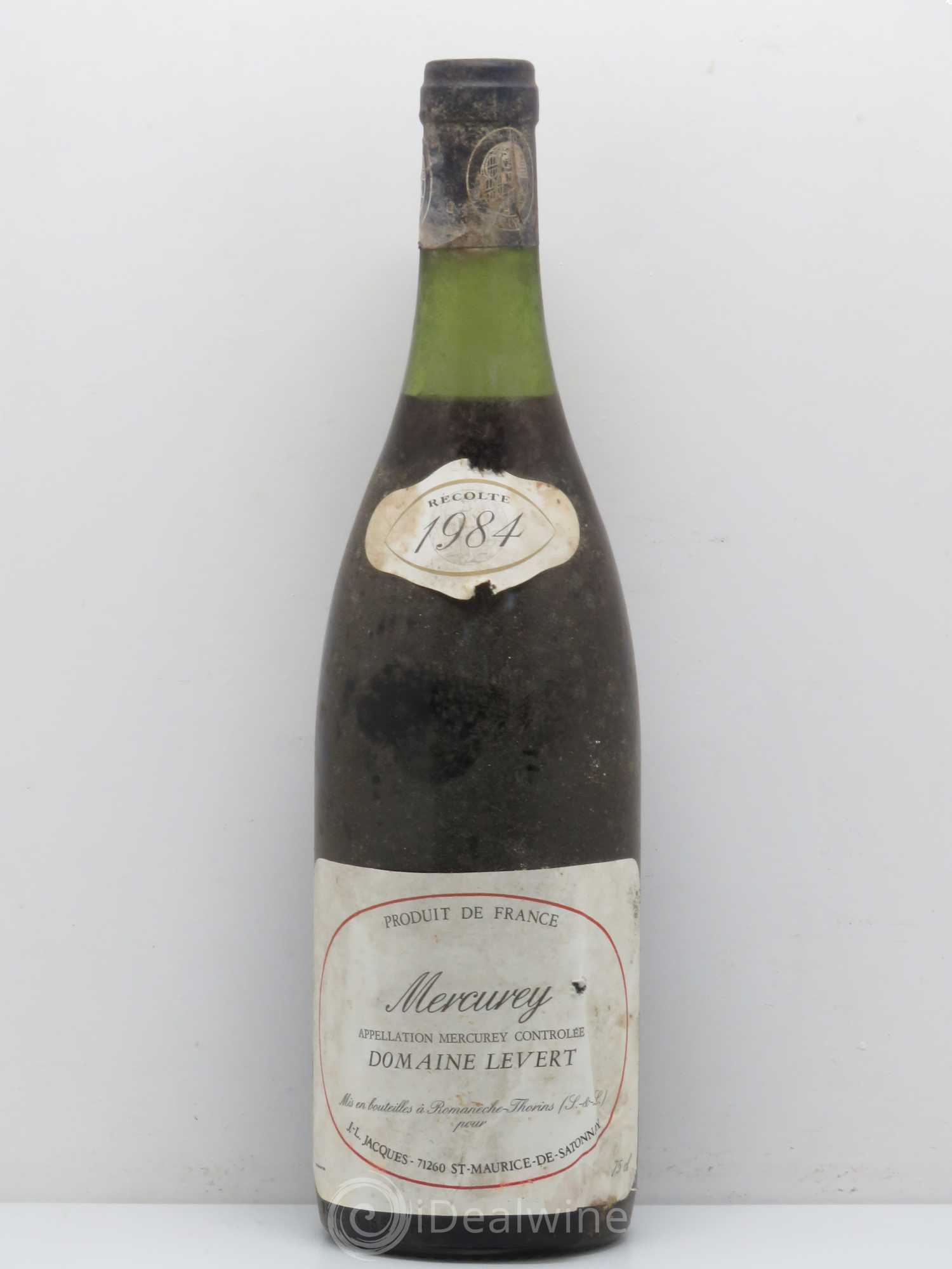 Mercurey Domaine Levert 1984 - Posten von 1 Flasche - 0