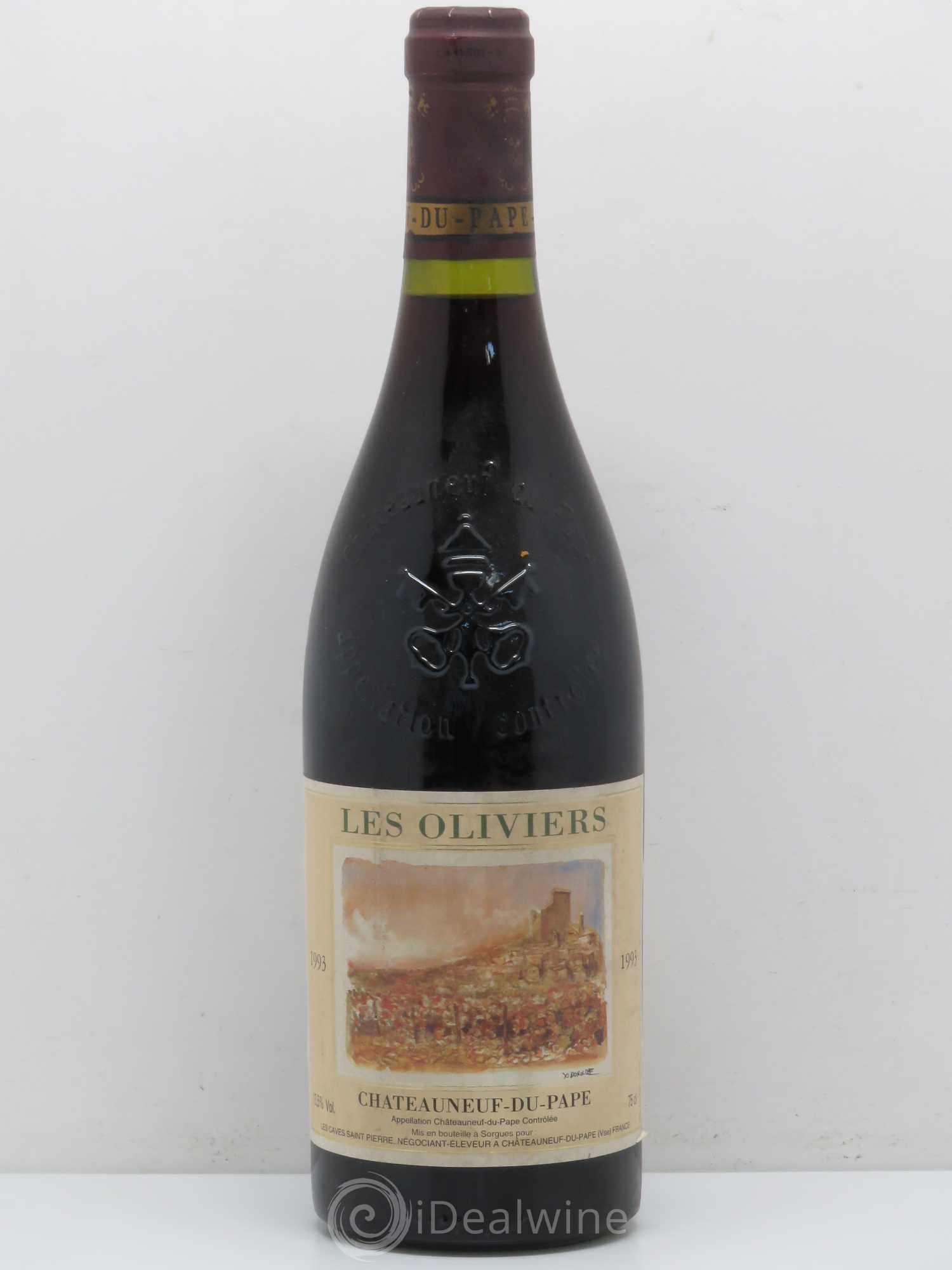 Châteauneuf-du-Pape Caves Saint Pierre Les Oliviers 1993 - Posten von 1 Flasche - 0