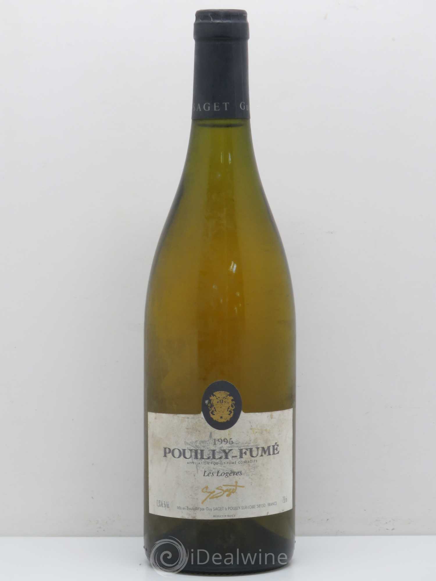 Pouilly-Fumé Les Logeres Domaine Guy Saget 1995 - Posten von 1 Flasche - 0
