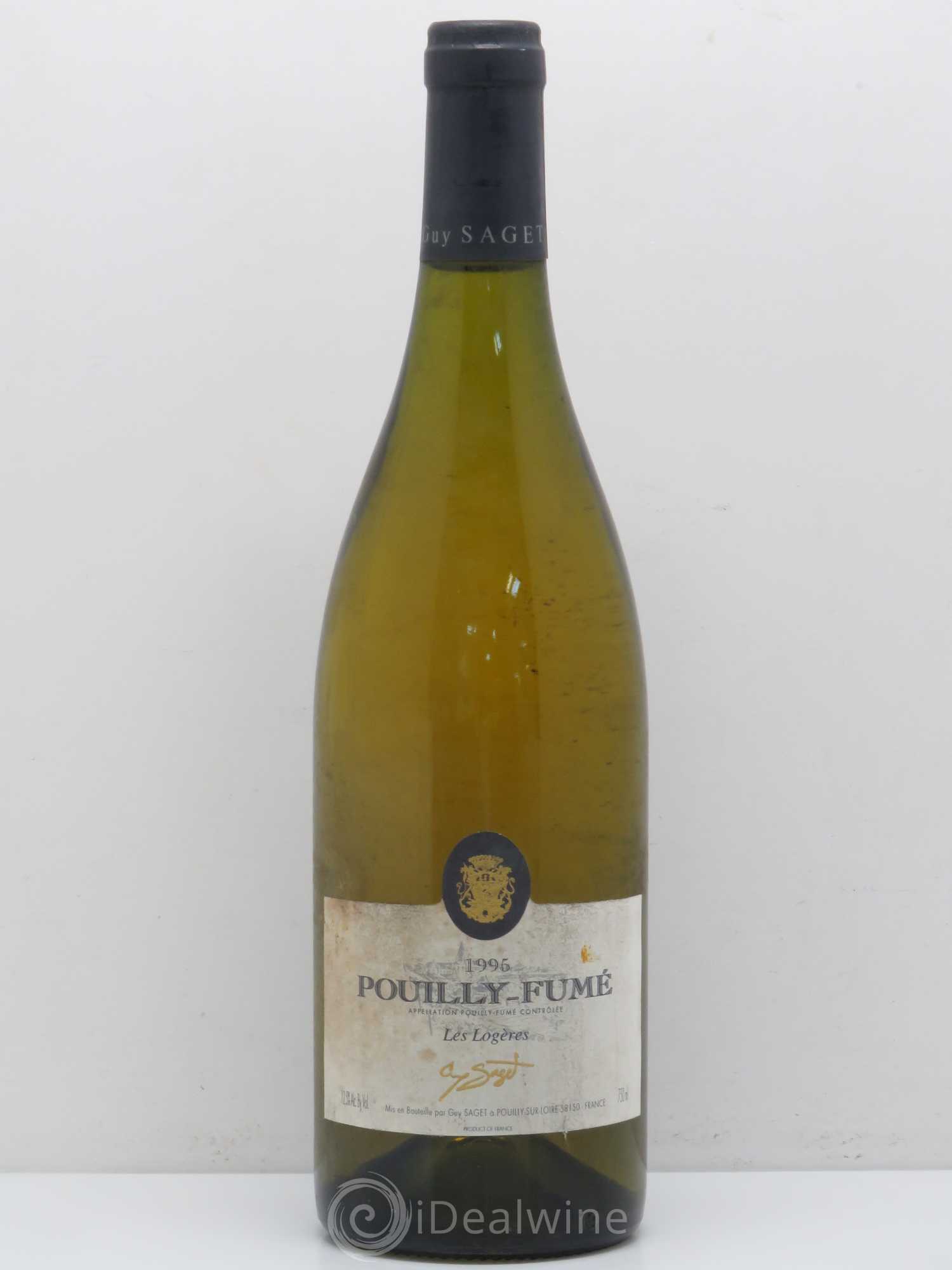 Pouilly-Fumé Les Logeres Domaine Guy Saget 1995 - Posten von 1 Flasche - 0