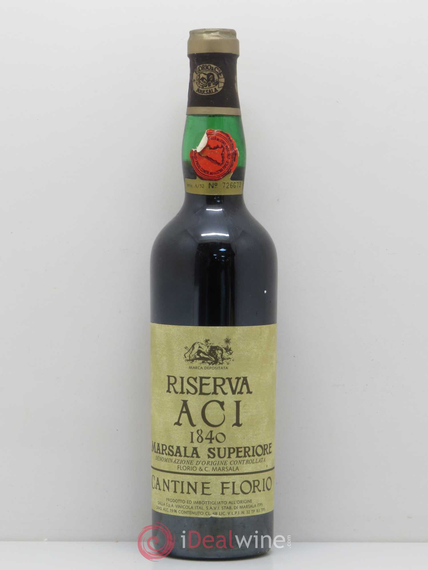Italie Marsala Superiore Florio 1840 - Posten von 1 Flasche - 0