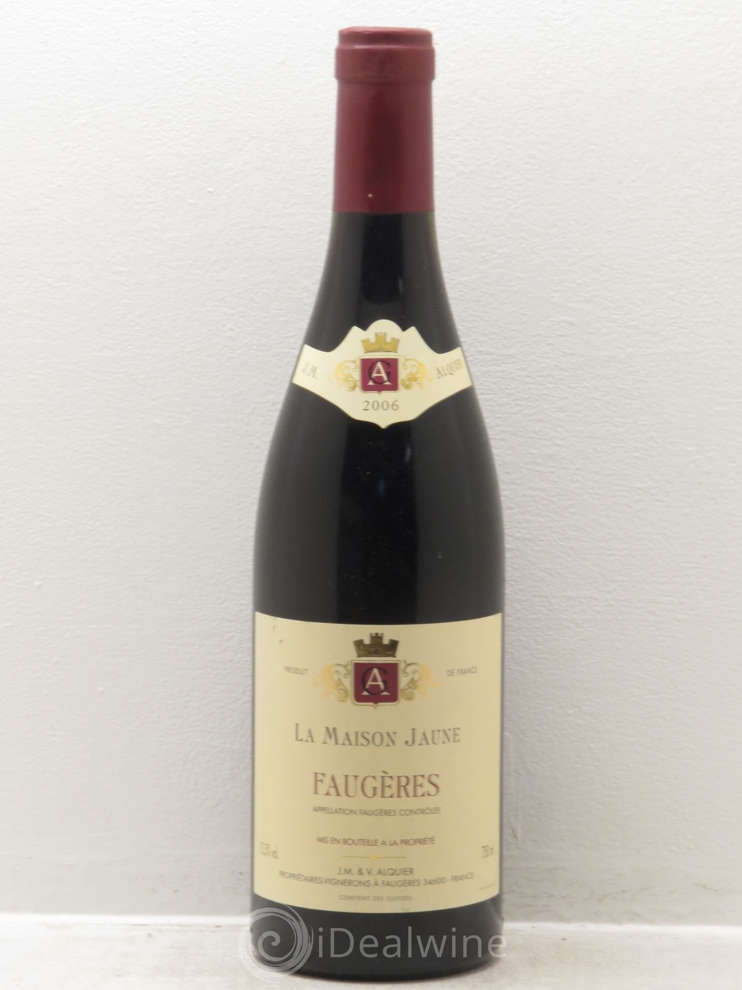 Faugères La Maison Jaune Jean-Michel Alquier 2006 - Lot de 1 bouteille - 0