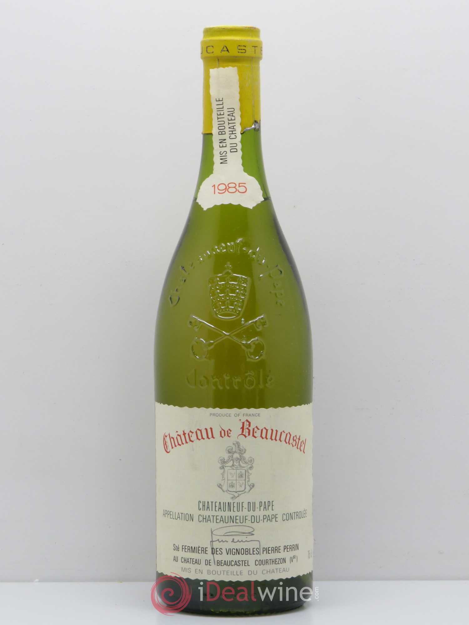 Châteauneuf-du-Pape Château de Beaucastel Famille Perrin 1985 - Lot de 1 bouteille - 0