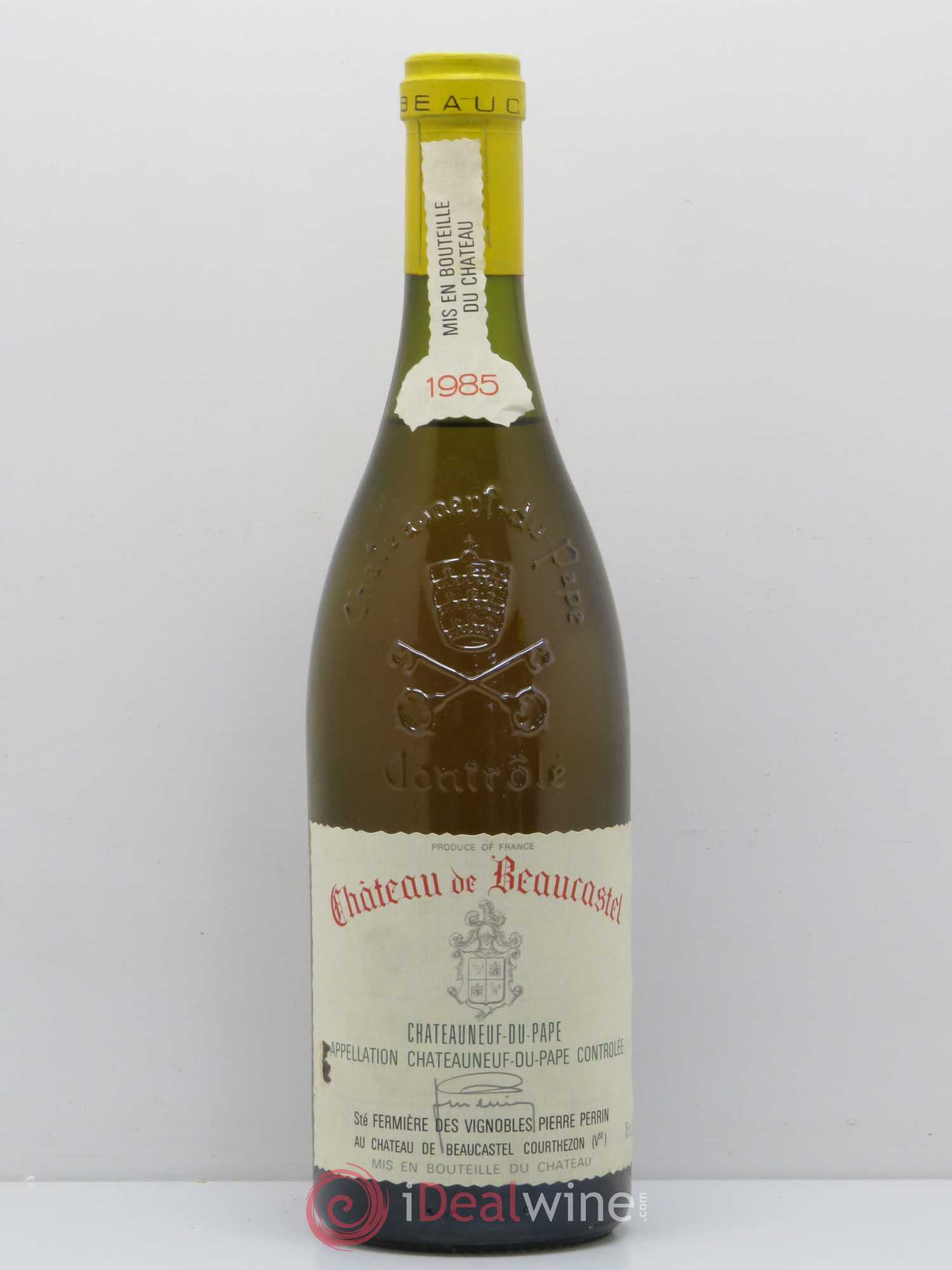 Châteauneuf-du-Pape Château de Beaucastel Famille Perrin 1985 - Lot de 1 bouteille - 0