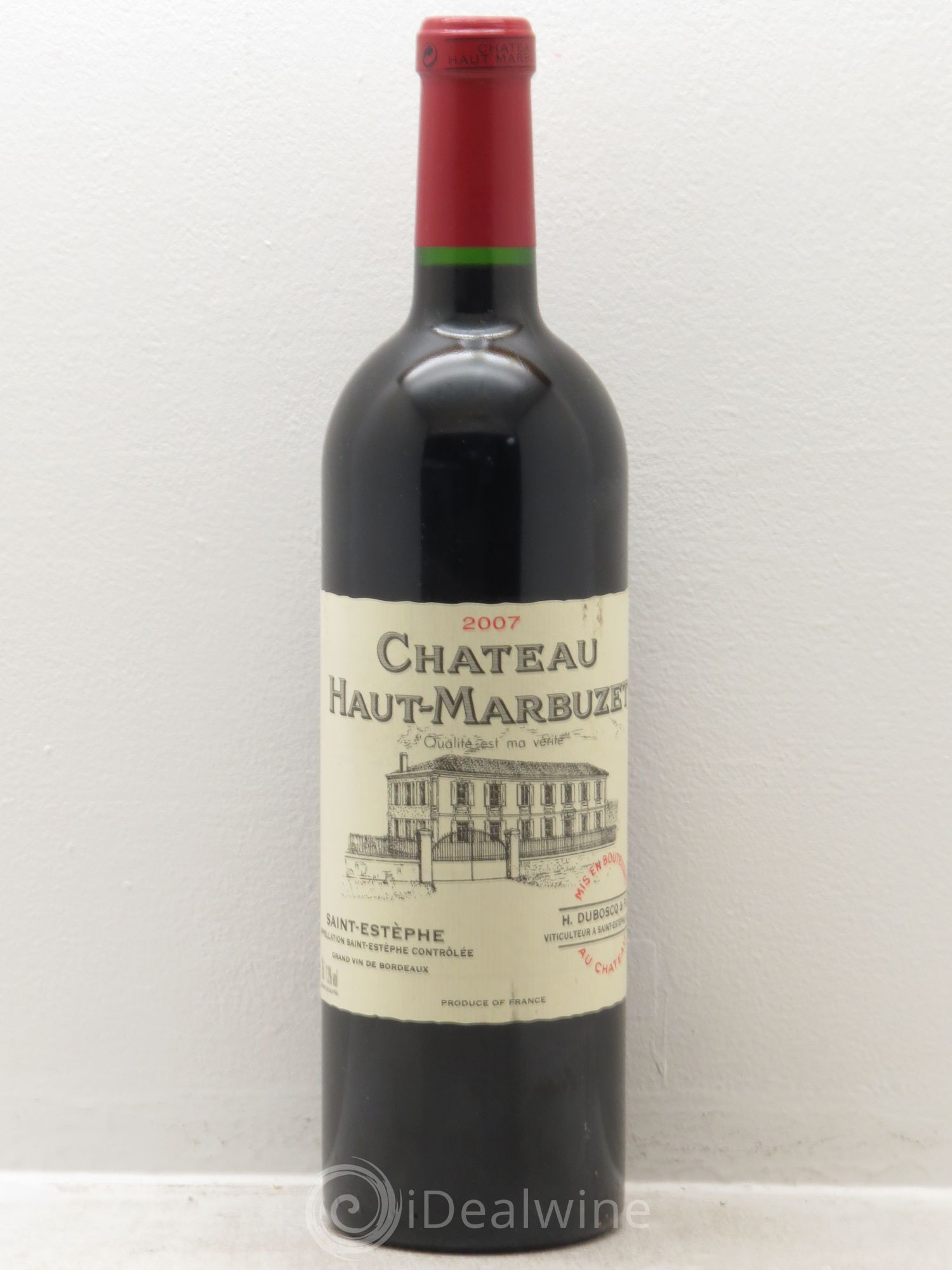 Château Haut Marbuzet 2007 - Lot de 1 bouteille - 0