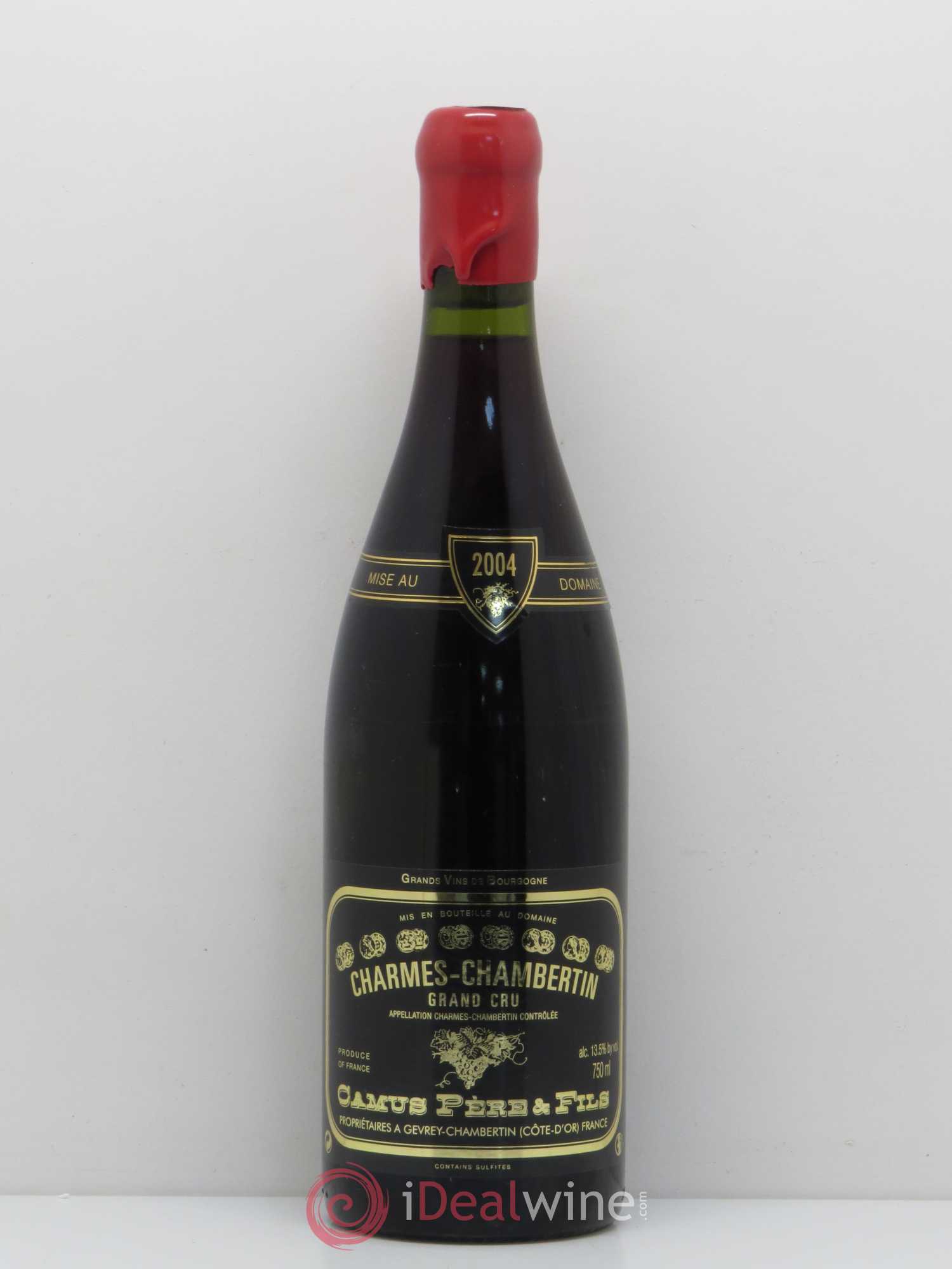 Charmes-Chambertin Grand Cru Camus Père et Fils (Domaine) 2004 - Lot de 1 bouteille - 0