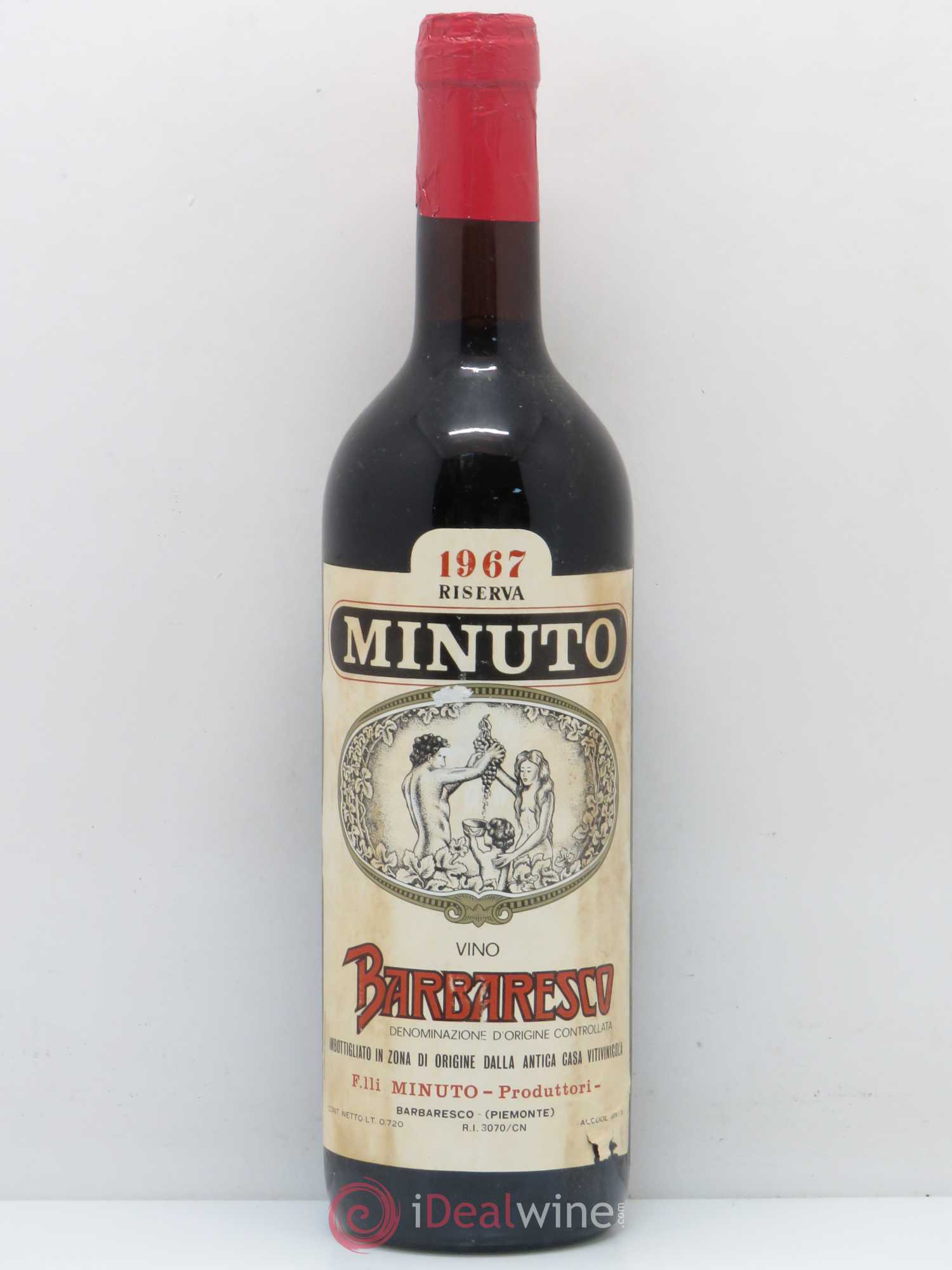 Barbaresco DOCG Riserva Paul Minuto 1967 - Lot de 1 bouteille - 0