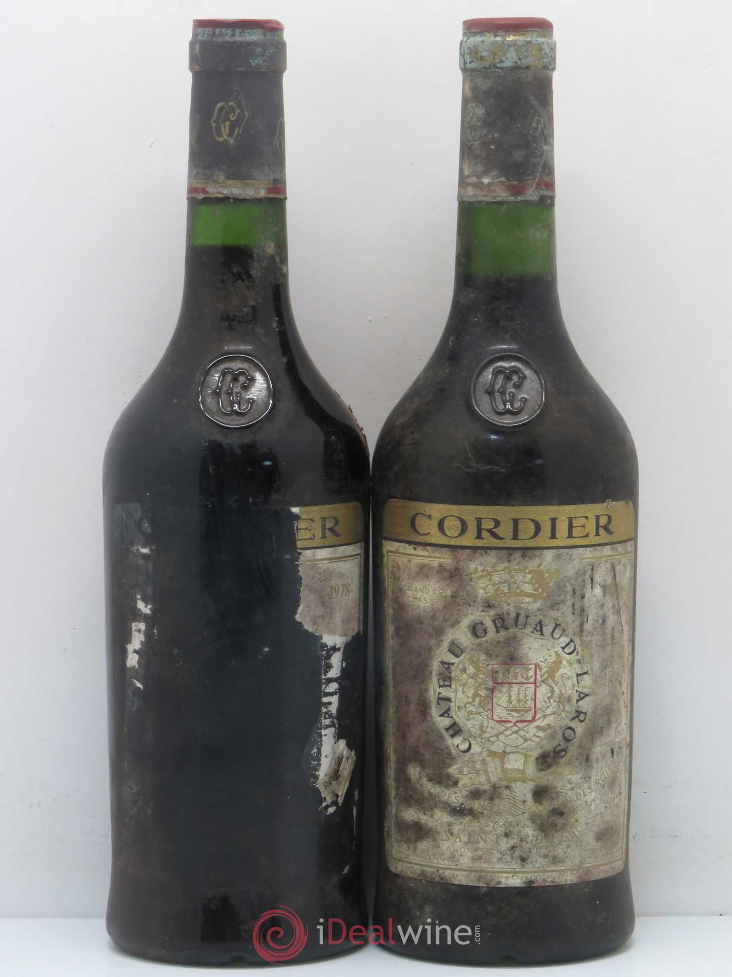 Château Gruaud Larose 2ème Grand Cru Classé 1978 - Lot de 2 bouteilles - 0