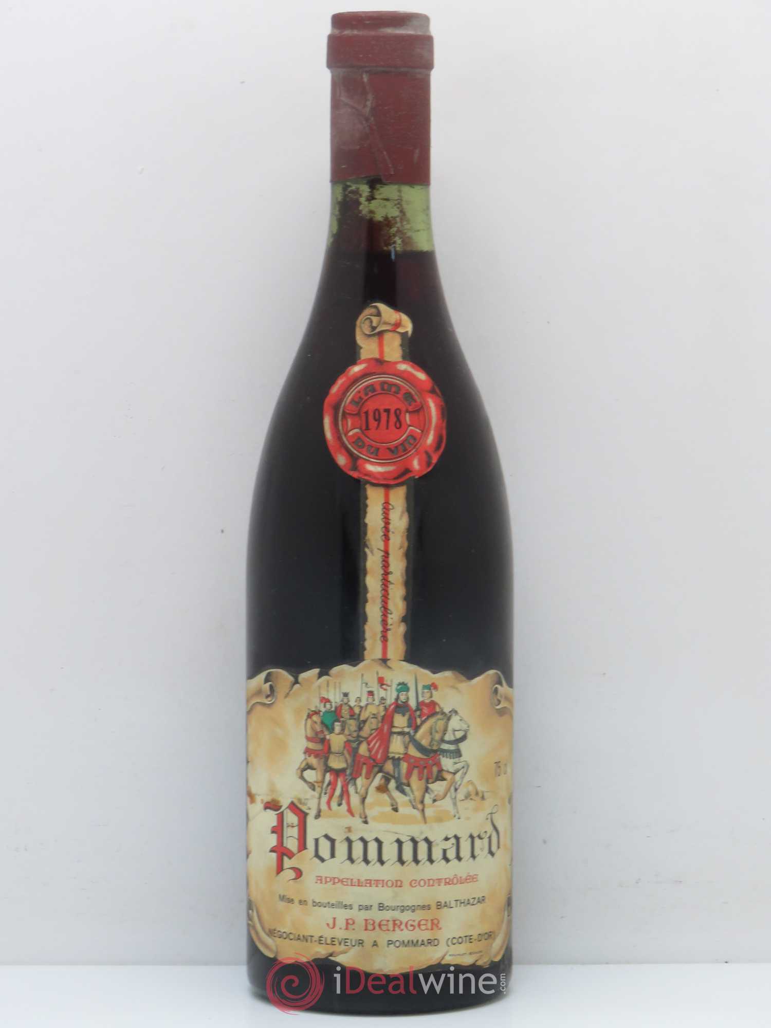 Pommard Jean Berger 1978 - Posten von 1 Flasche - 0
