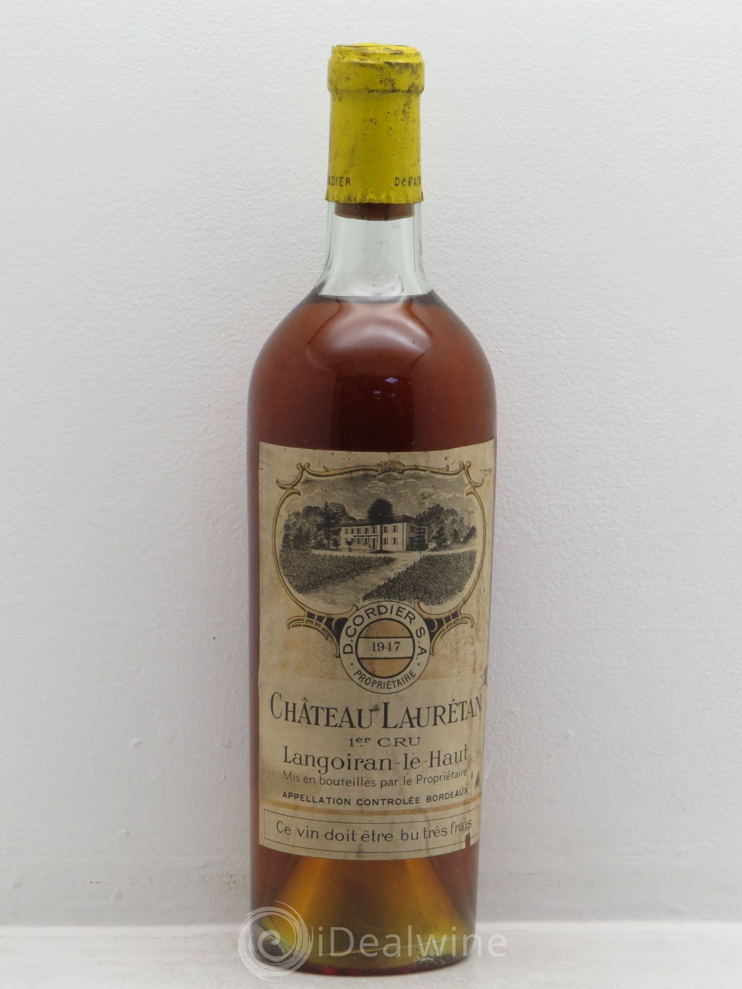 Bordeaux Château Laurétan 1947 - Posten von 1 Flasche - 0