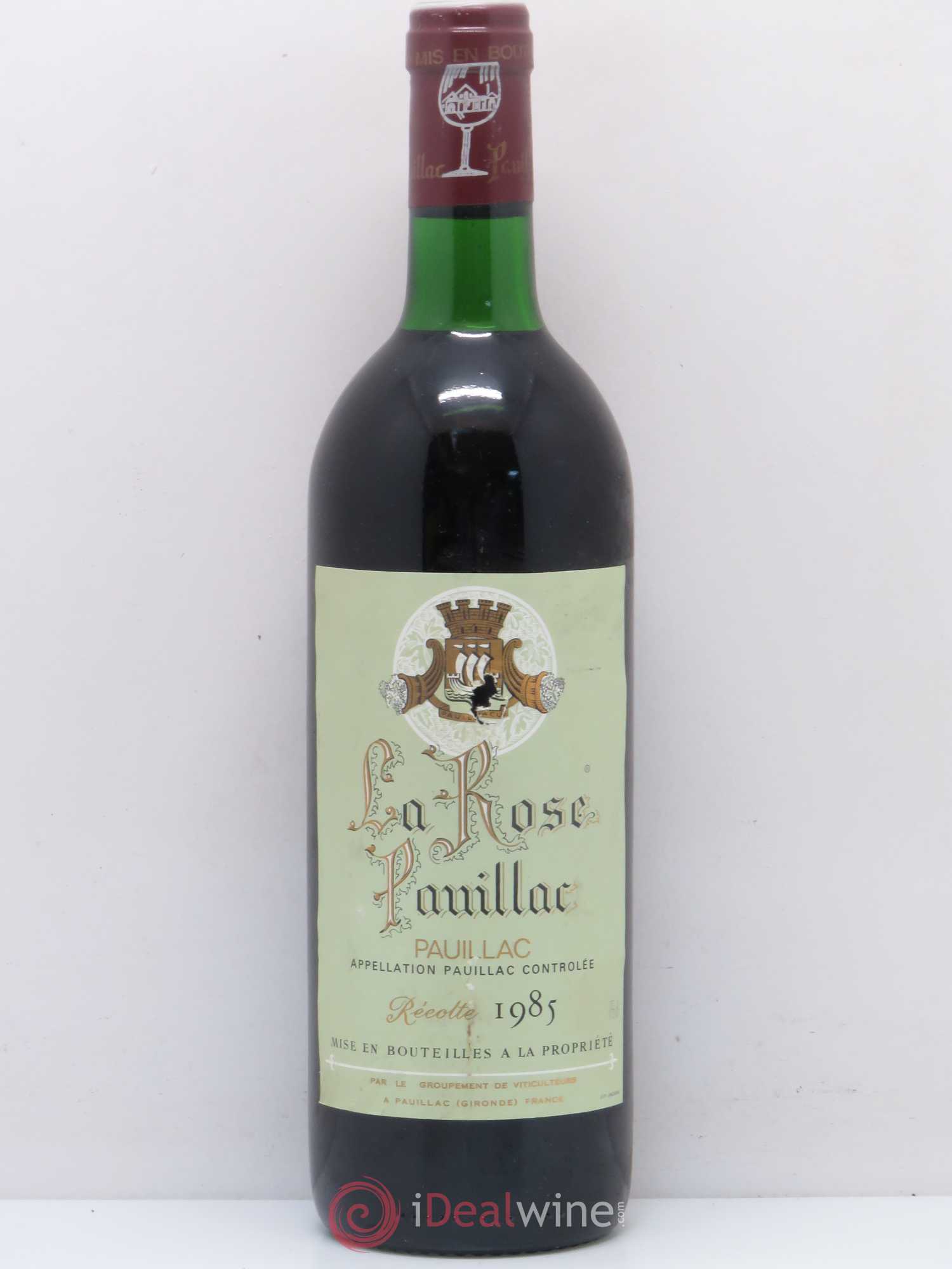 La Rose Pauillac 1985 - Lot de 1 bouteille - 0
