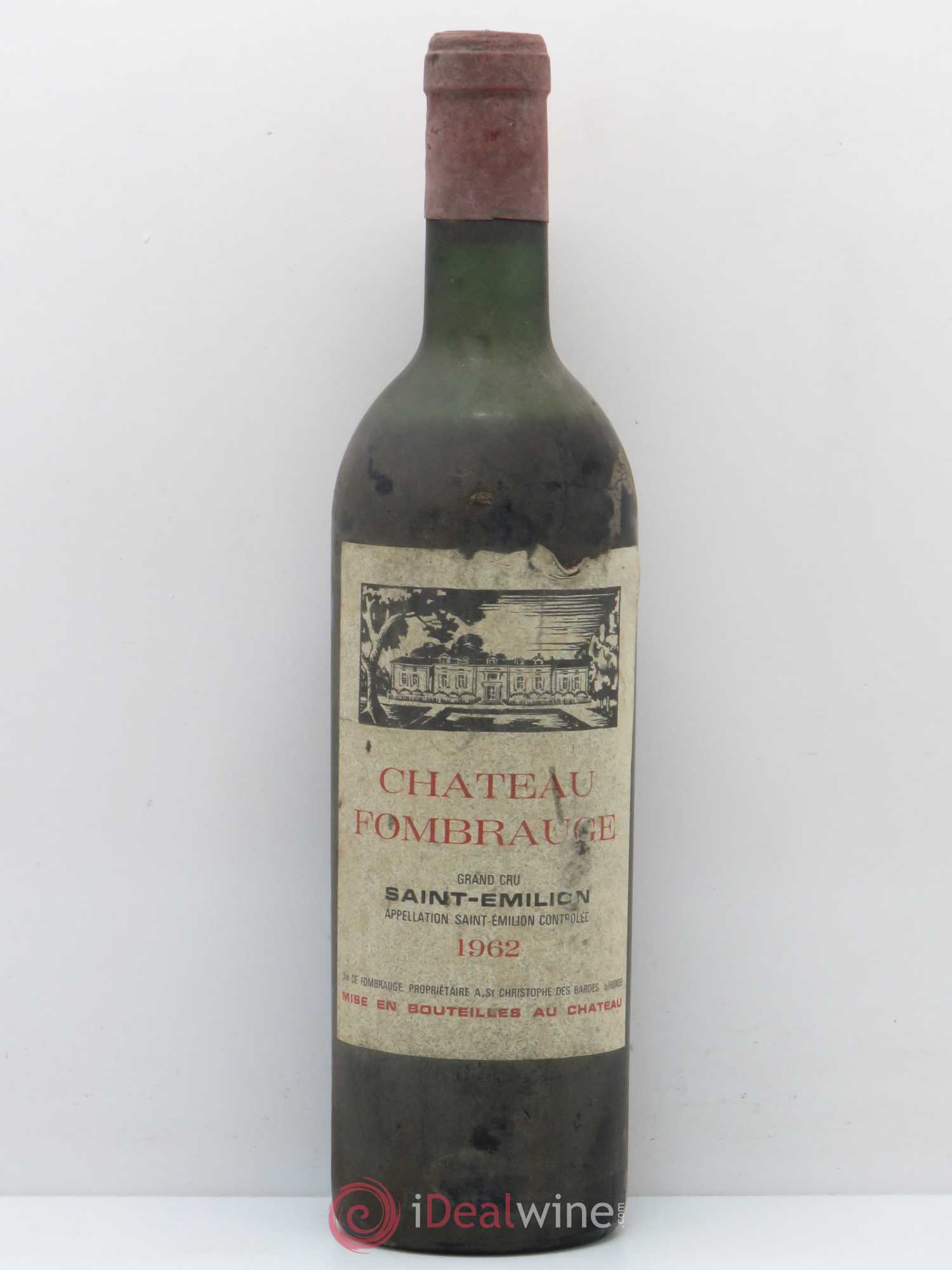 Château Fombrauge Grand Cru Classé 1962 - Lot de 1 bouteille - 0