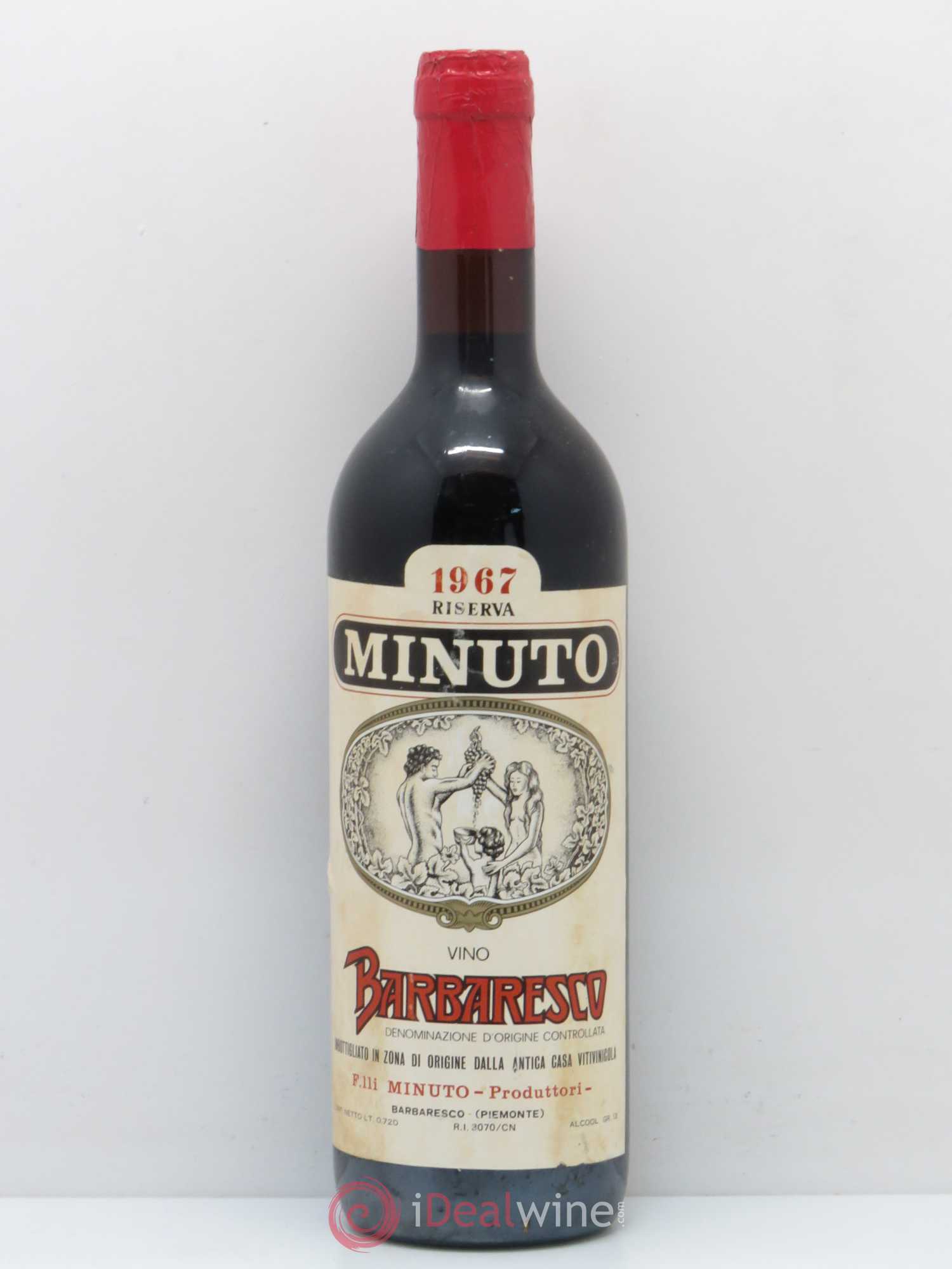Barbaresco DOCG Riserva - Paul Minuto 1967 - Posten von 1 Flasche - 0