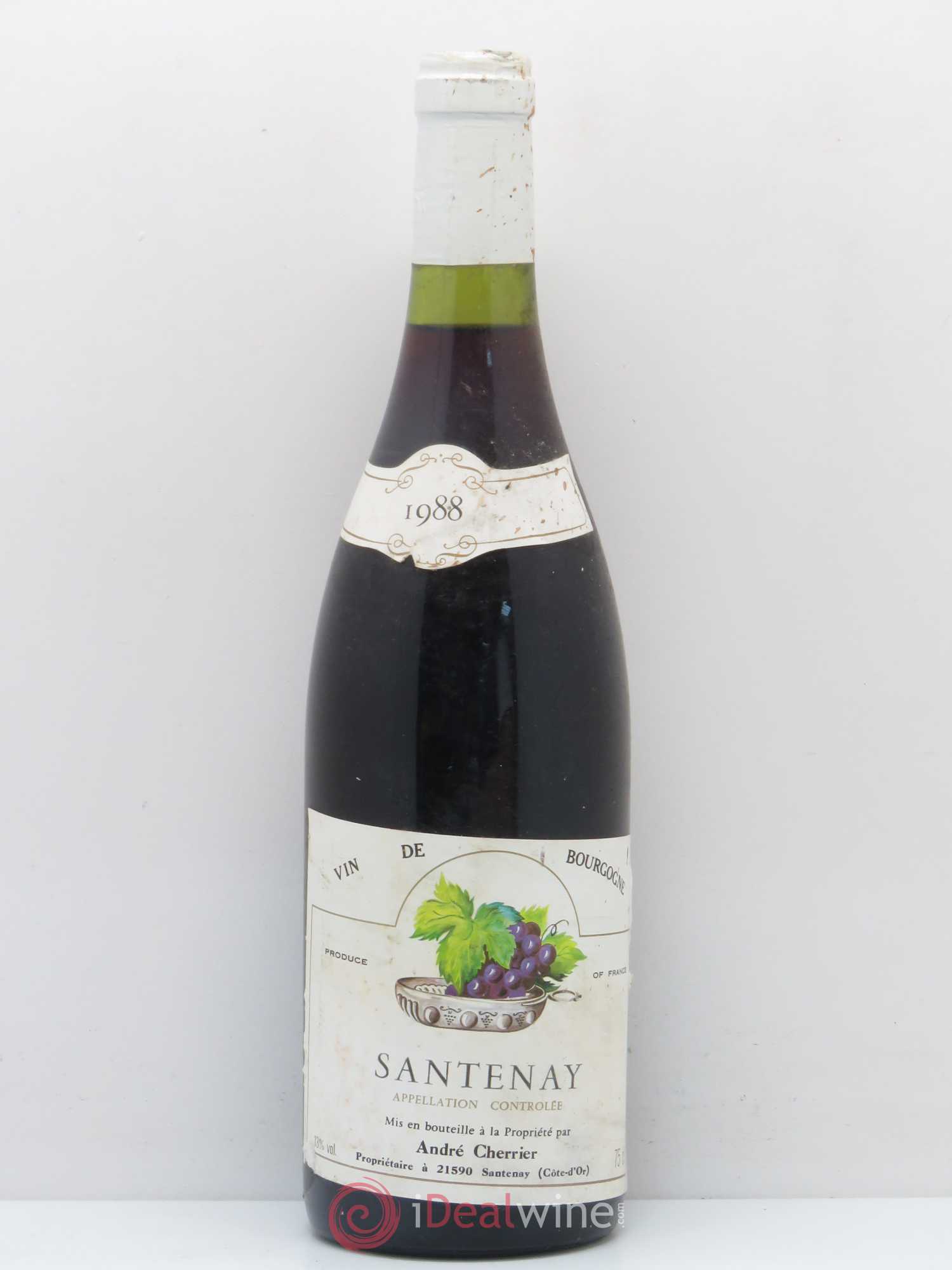 Santenay André Cherrier 1988 - Lot de 1 bouteille - 0