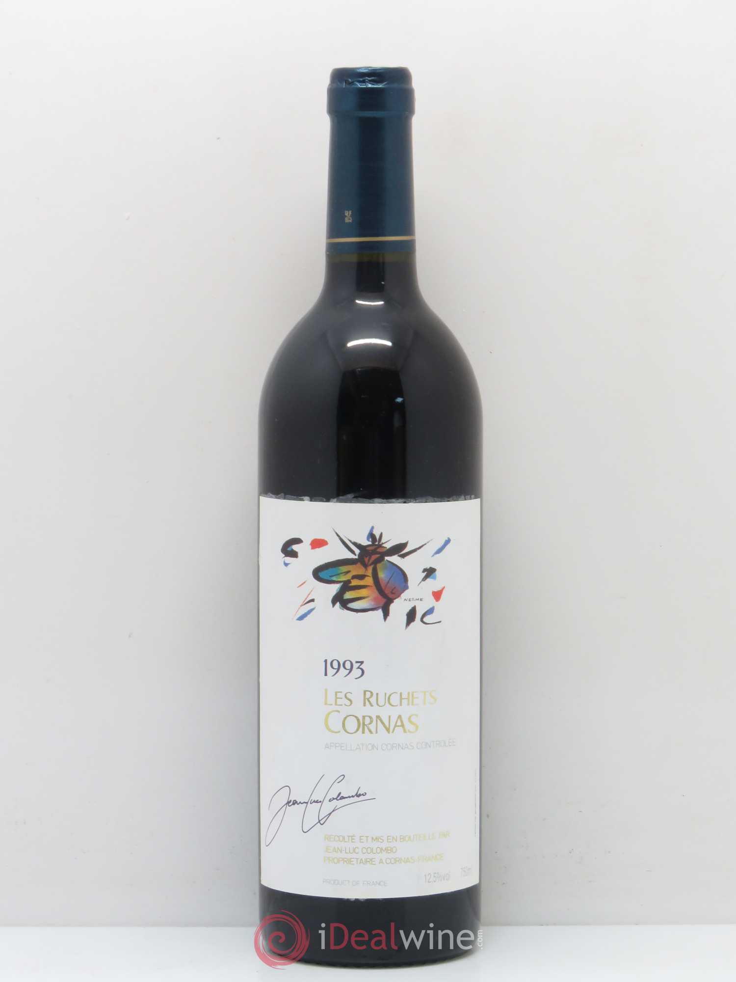 Cornas les Ruchets Jean-Luc Colombo 1993 - Posten von 1 Flasche - 0