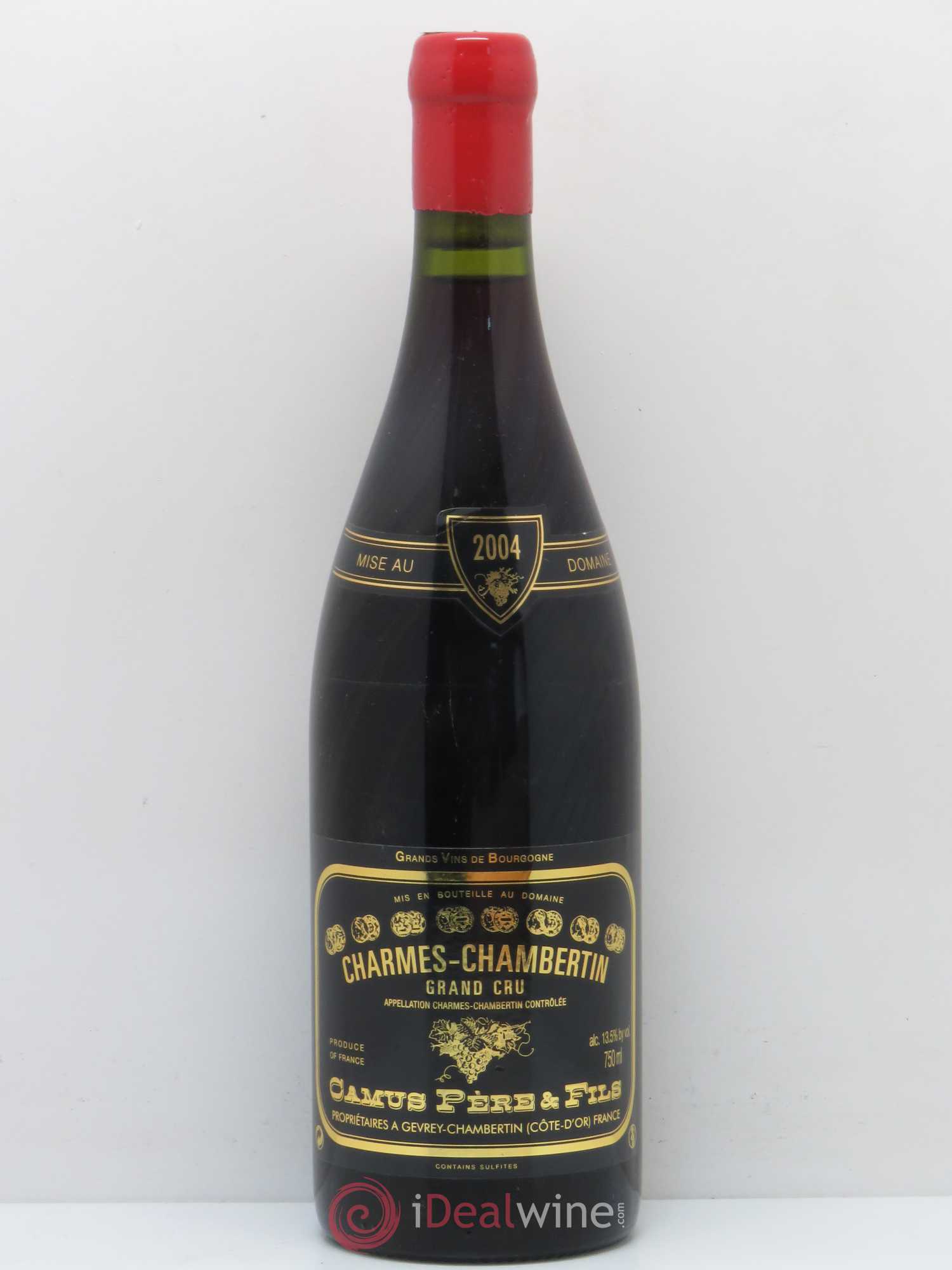 Charmes-Chambertin Grand Cru Camus Père et Fils (Domaine) 2004 - Lot de 1 bouteille - 0