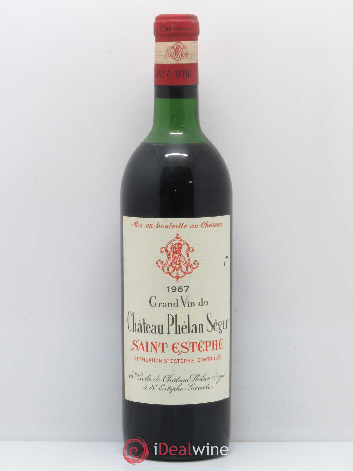 Château Phélan Ségur 1967 - Lot de 1 bouteille - 0