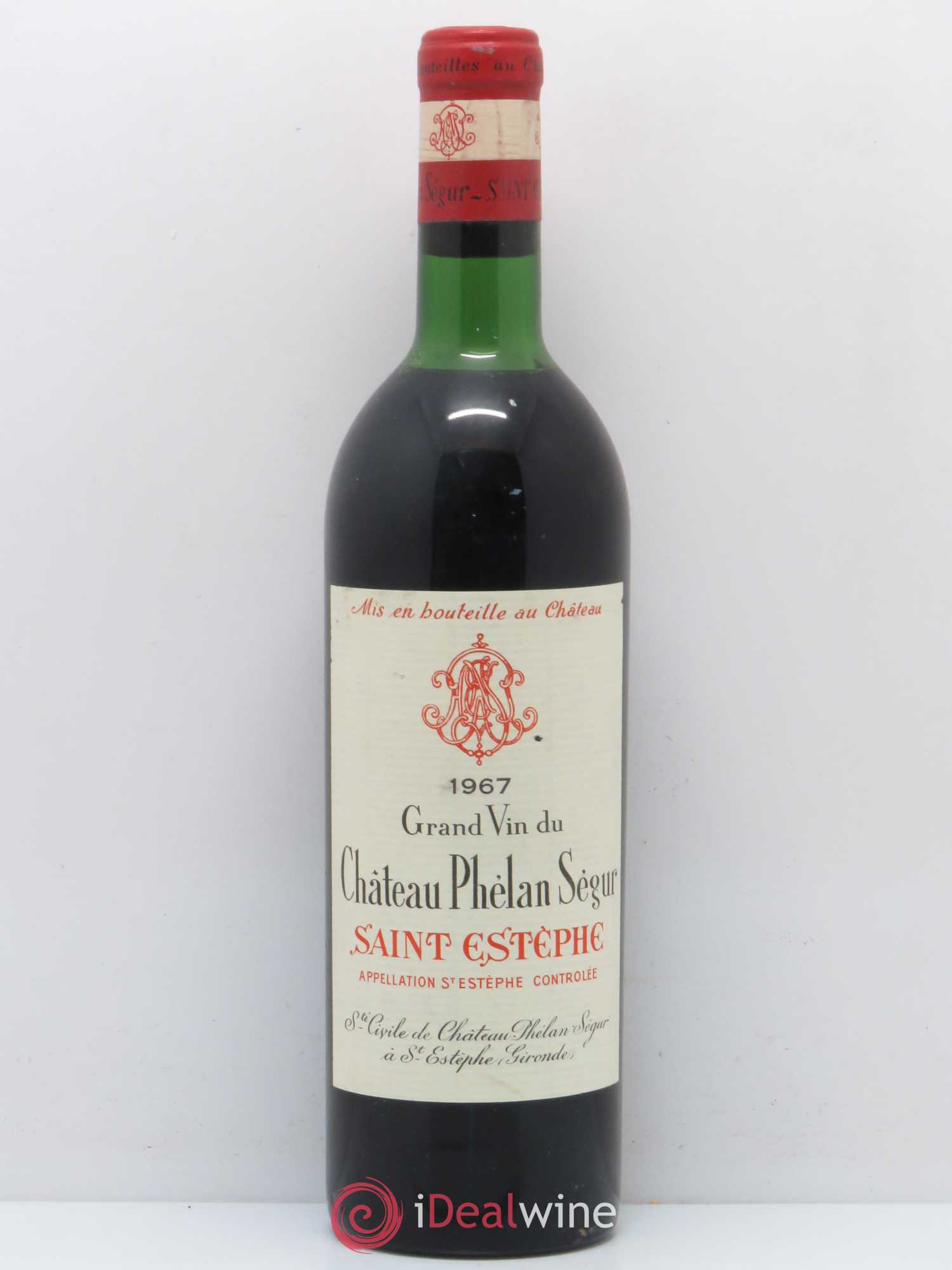 Château Phélan Ségur 1967 - Lot de 1 bouteille - 0