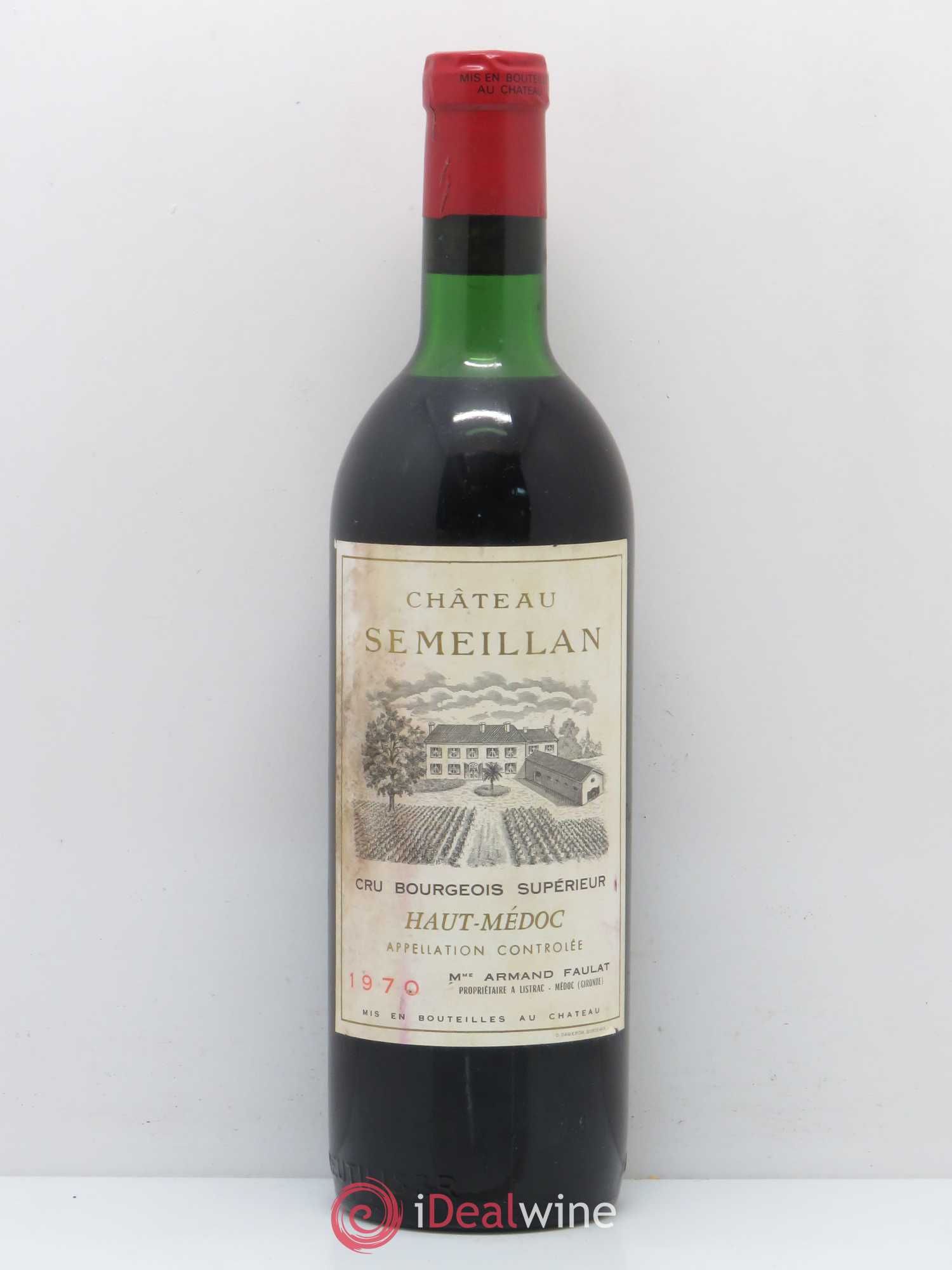Haut Médoc Château Semeillan 1970 - Lot de 1 bouteille - 0