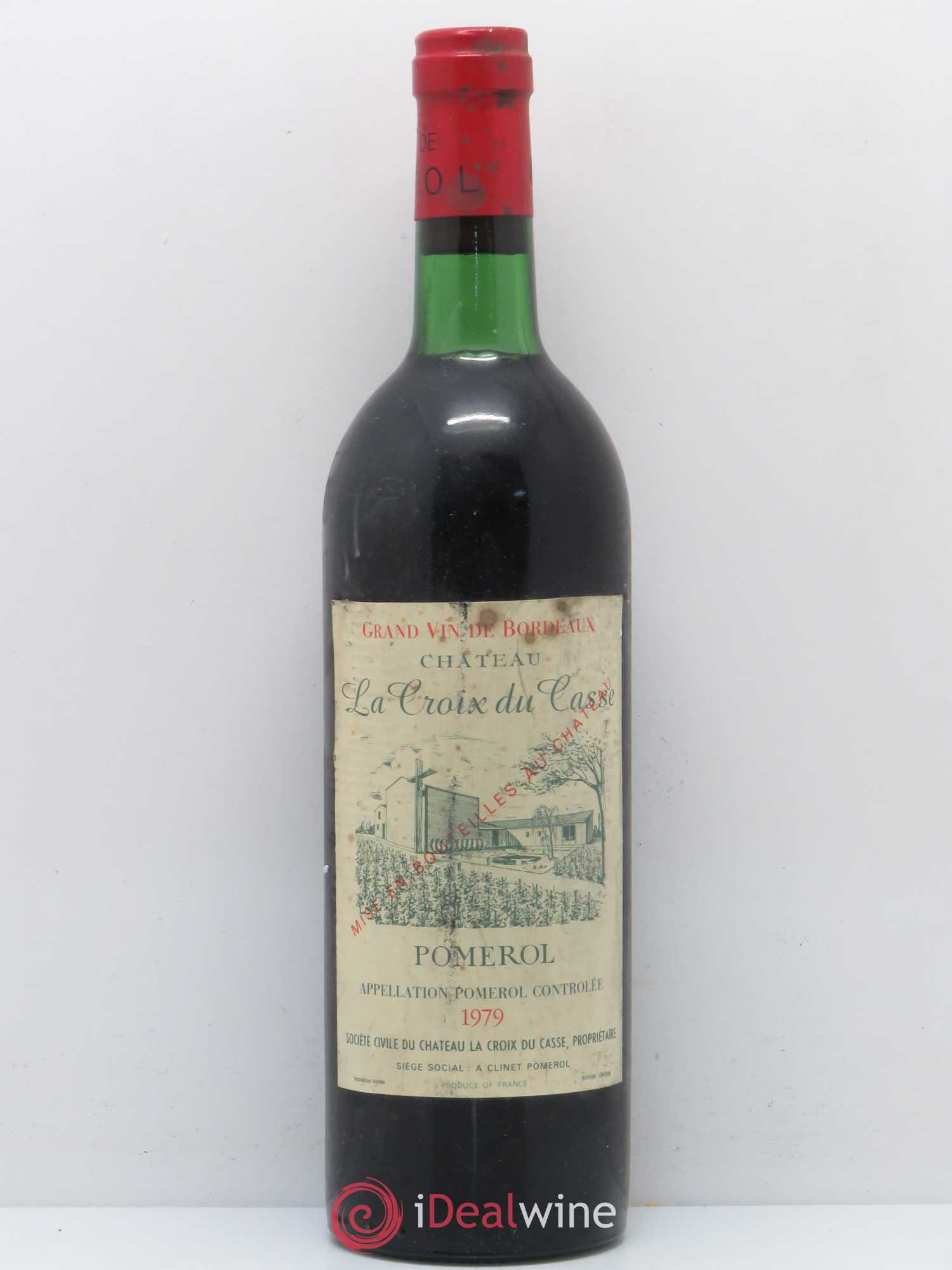 Château la Croix du Casse 1979 - Lot de 1 bouteille - 0