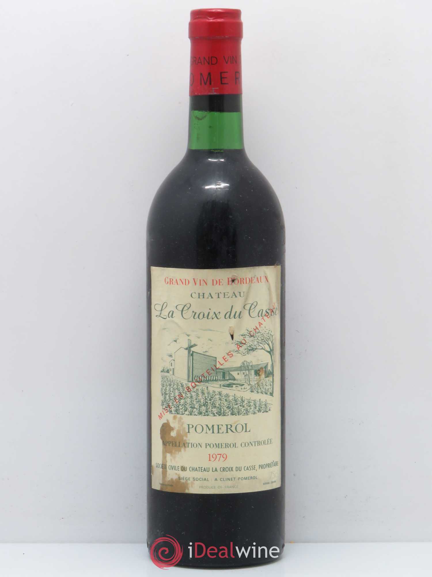 Château la Croix du Casse 1979 - Lot de 1 bouteille - 0
