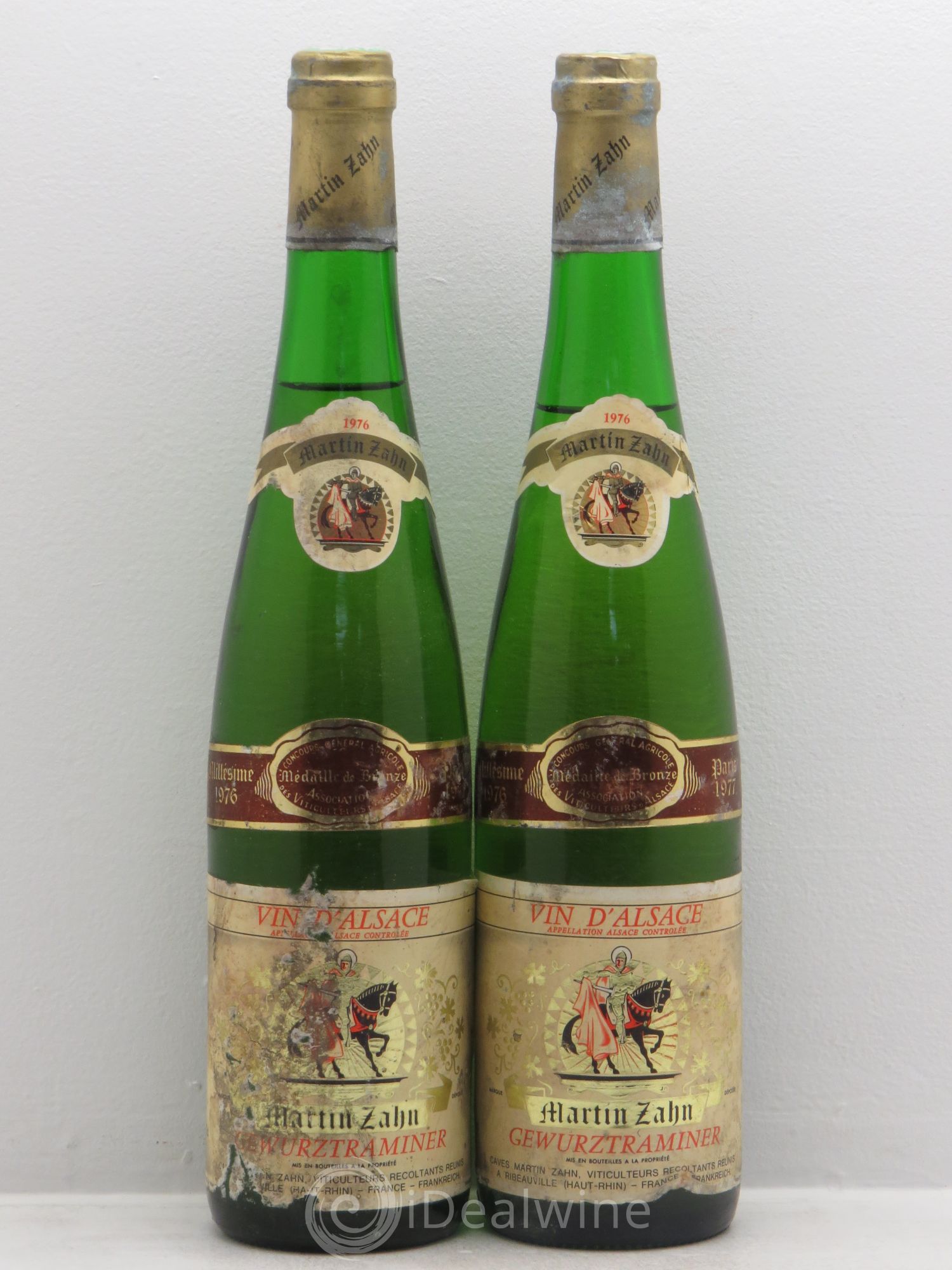 Gewurztraminer Martin Zahn 1976 - Lot de 2 bouteilles - 0