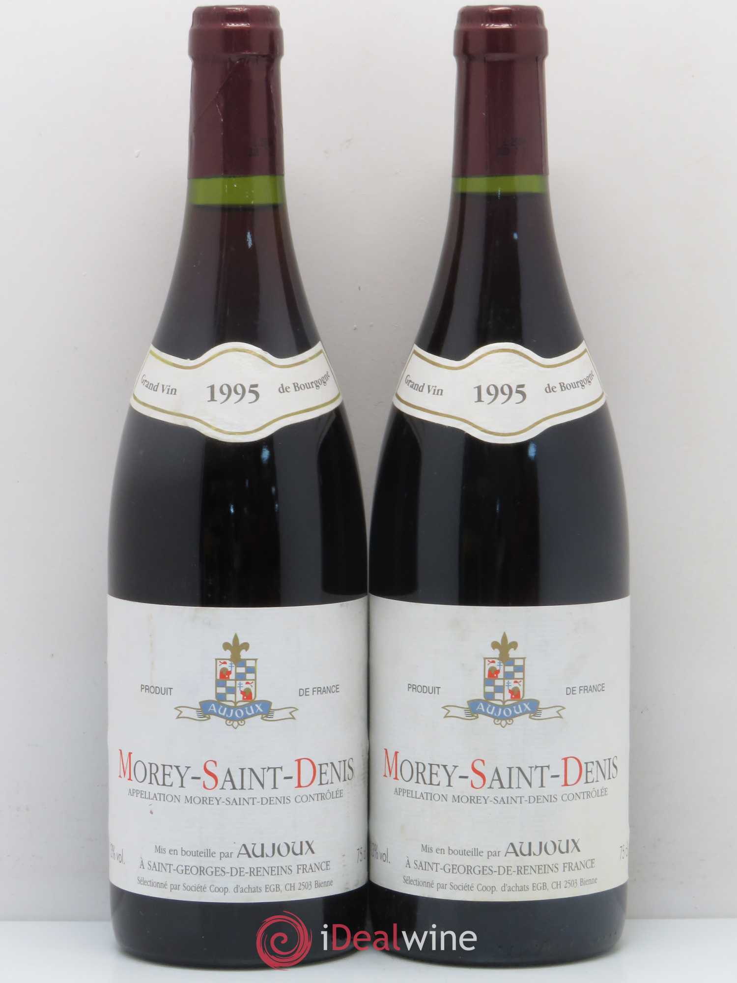 Morey-Saint-Denis Aujoux 1995 - Lot de 2 bouteilles - 0