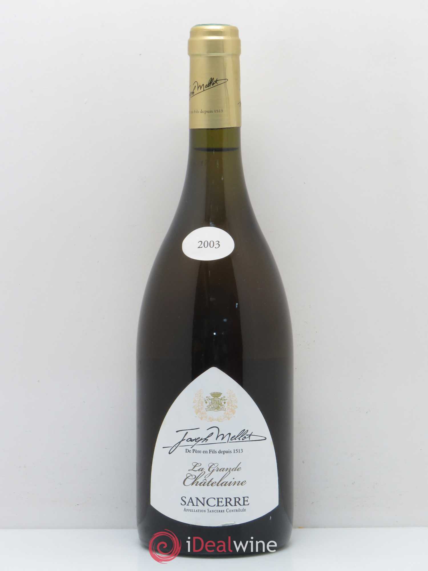 Sancerre La Grande Châtelaine Joseph Mellot 2003 - Lot de 1 bouteille - 0