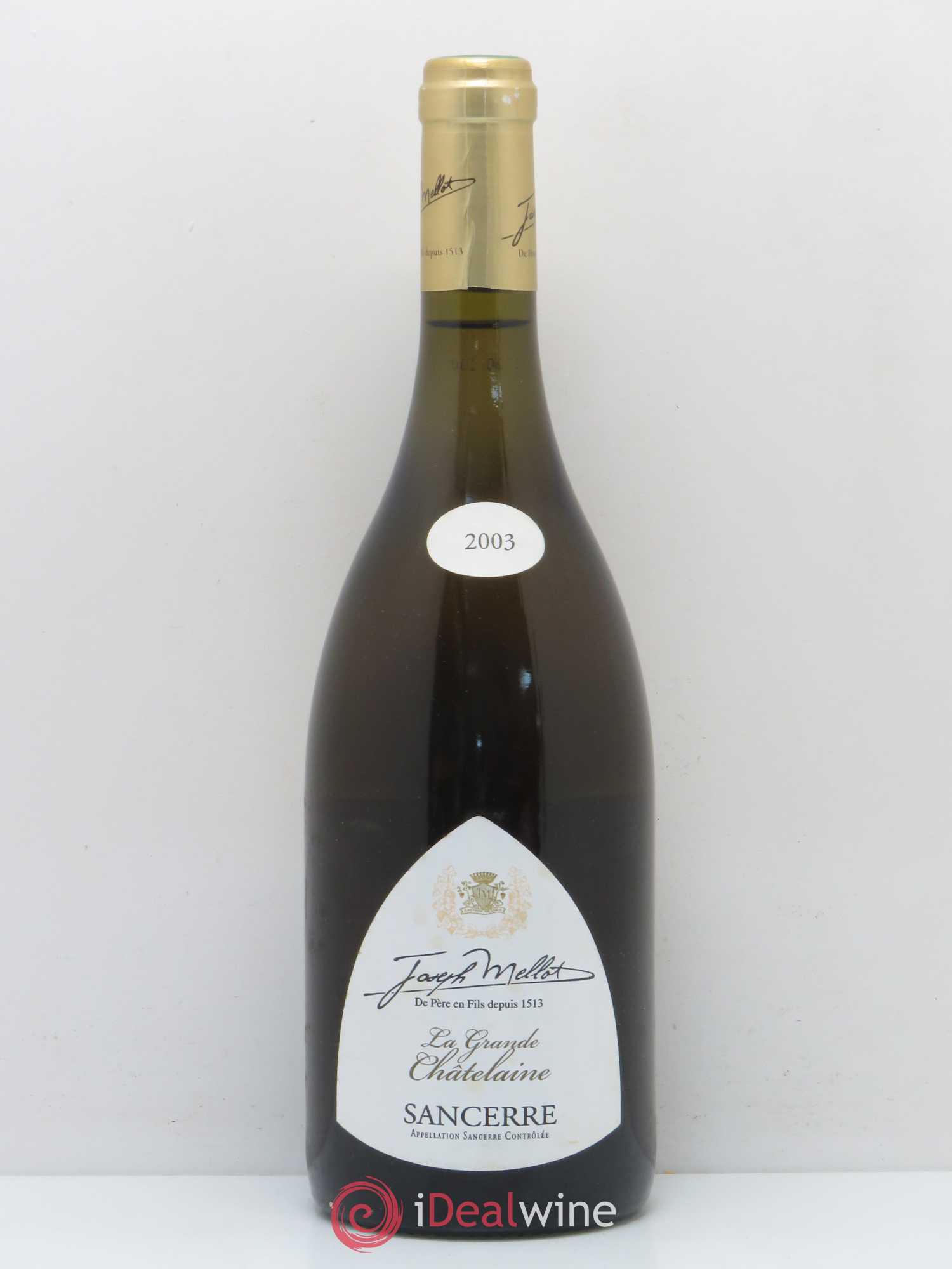 Sancerre La Grande Châtelaine Joseph Mellot 2003 - Lot de 1 bouteille - 0