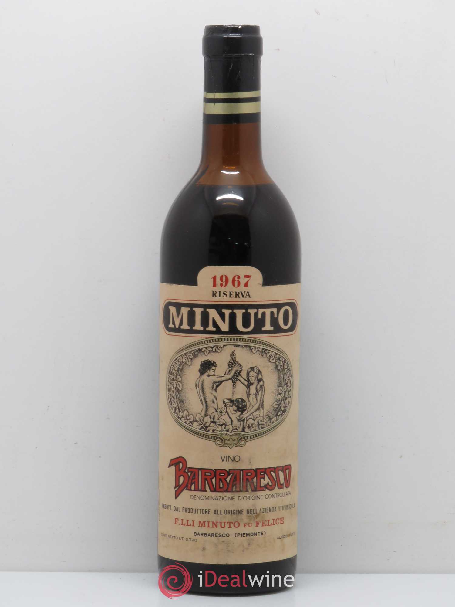 Barbaresco DOCG Riserva - Paul Minuto 1967 - Lot de 1 bouteille - 0