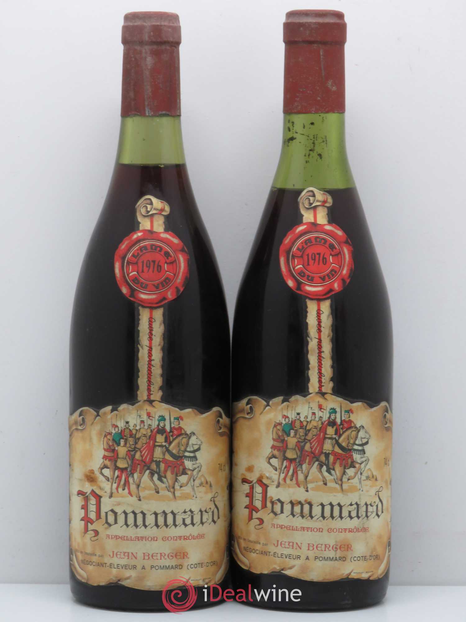 Pommard Jean Berger 1976 - Posten von 2 Flaschen - 0