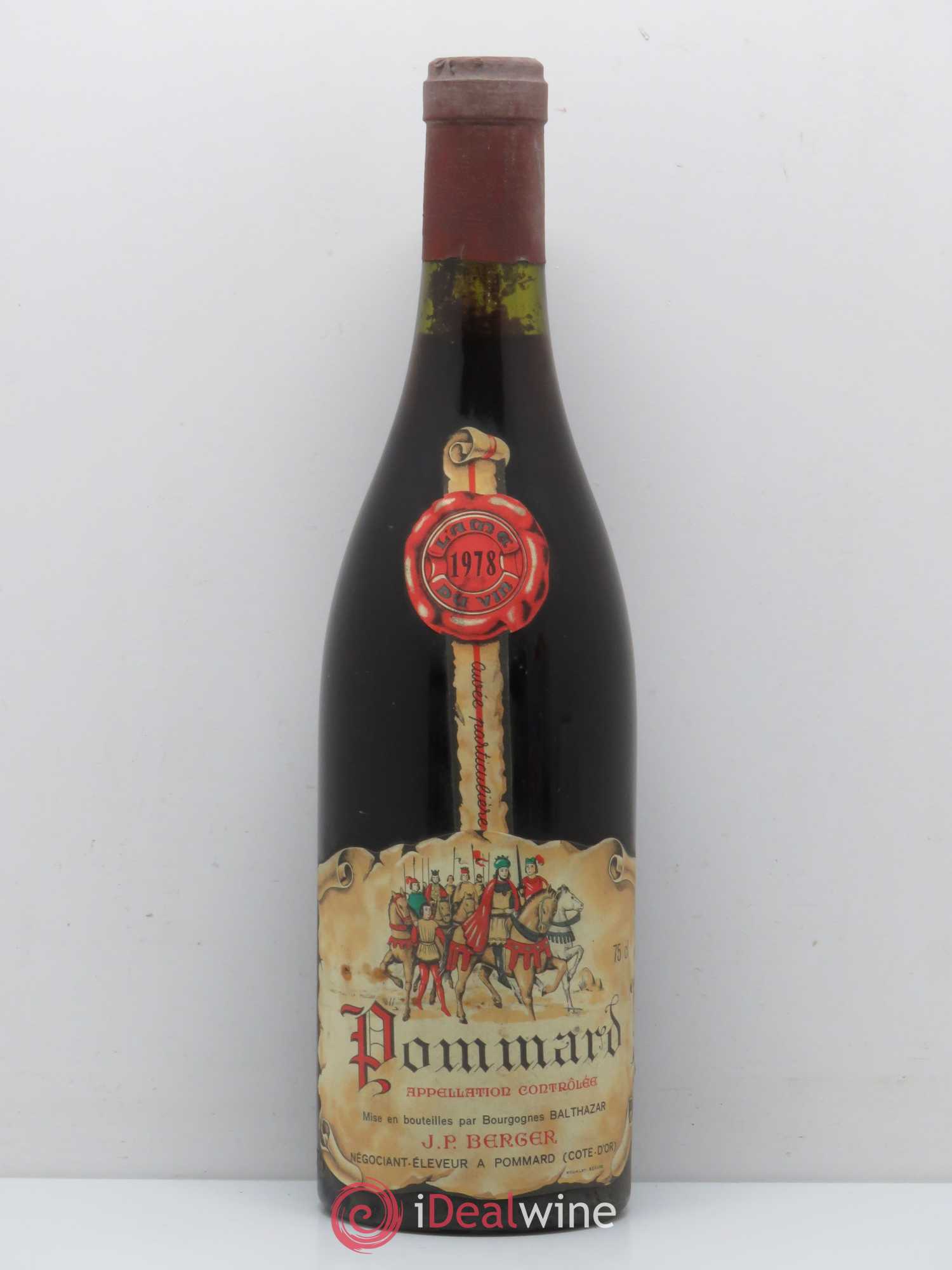 Pommard Jean Berger 1978 - Posten von 1 Flasche - 0