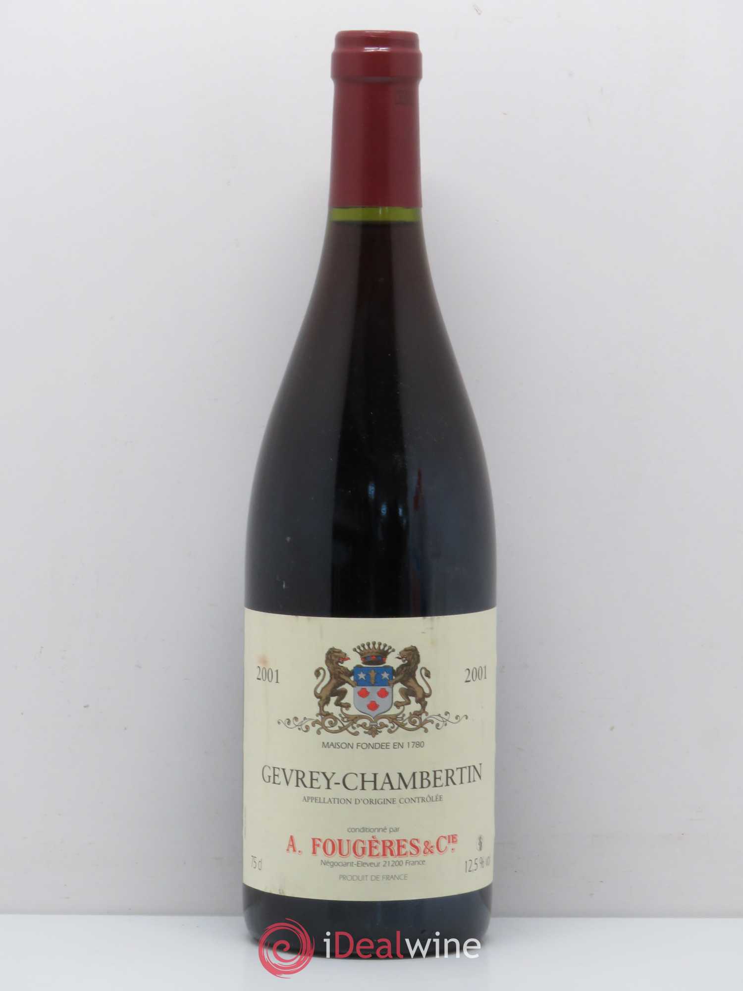 Gevrey-Chambertin A. Fougeres 2001 - Posten von 1 Flasche - 0