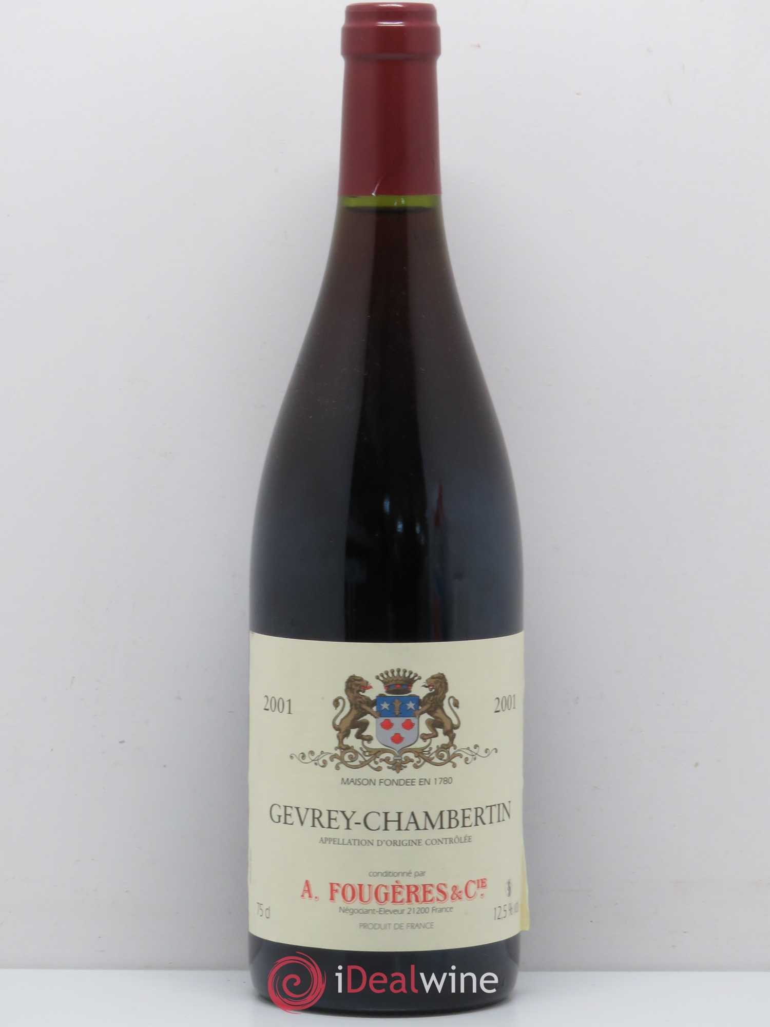 Gevrey-Chambertin A. Fougeres 2001 - Posten von 1 Flasche - 0