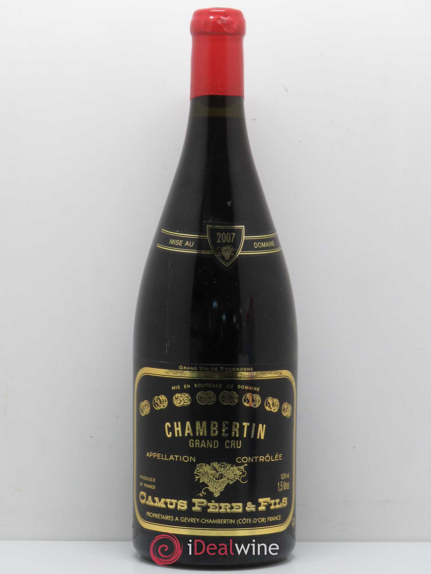 Chambertin Grand Cru Domaine Camus Pere Et Fils 2007 - Posten von 1 Magnum - 0