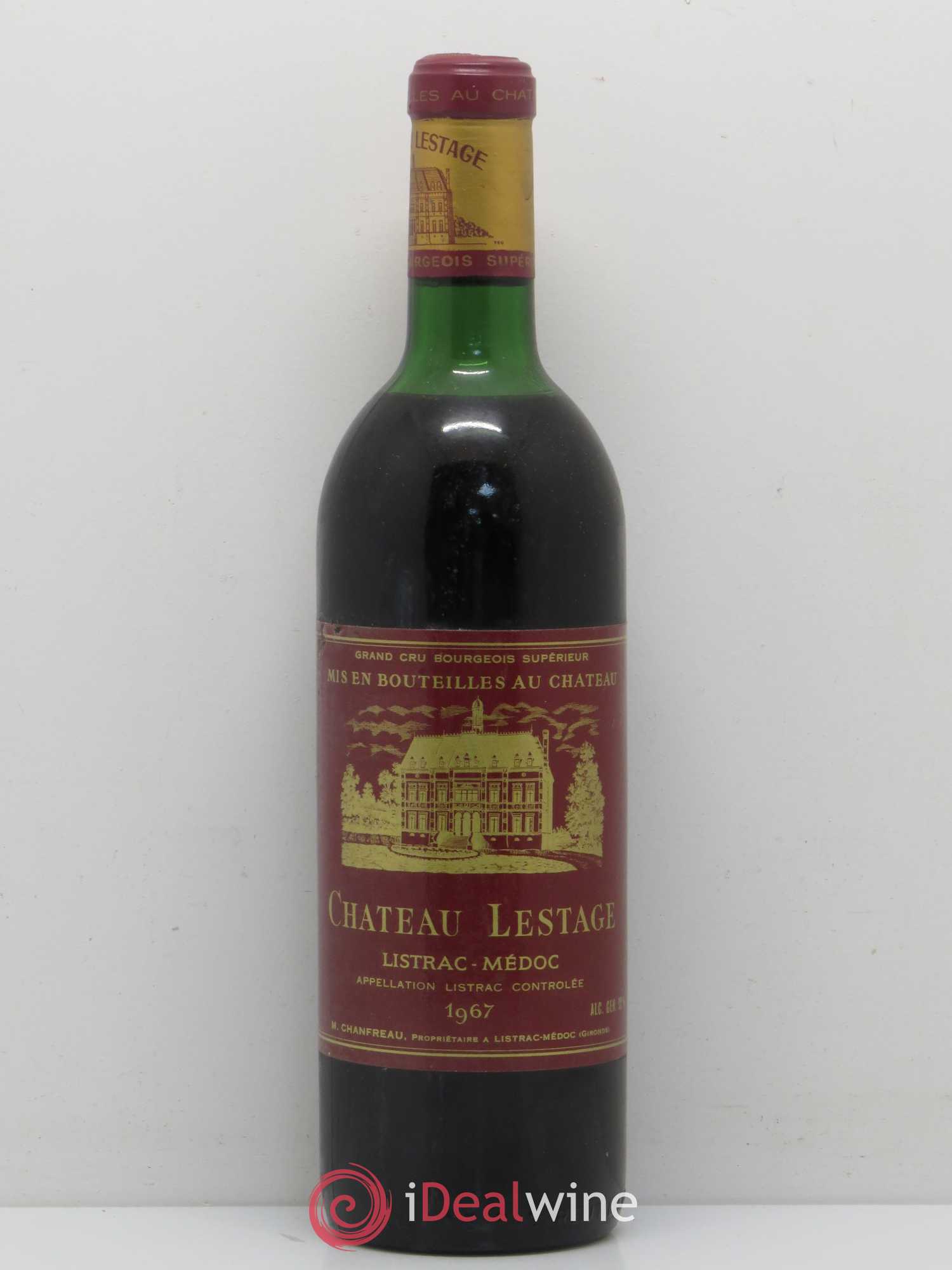 Château Lestage Cru Bourgeois 1967 - Lot de 1 bouteille - 0