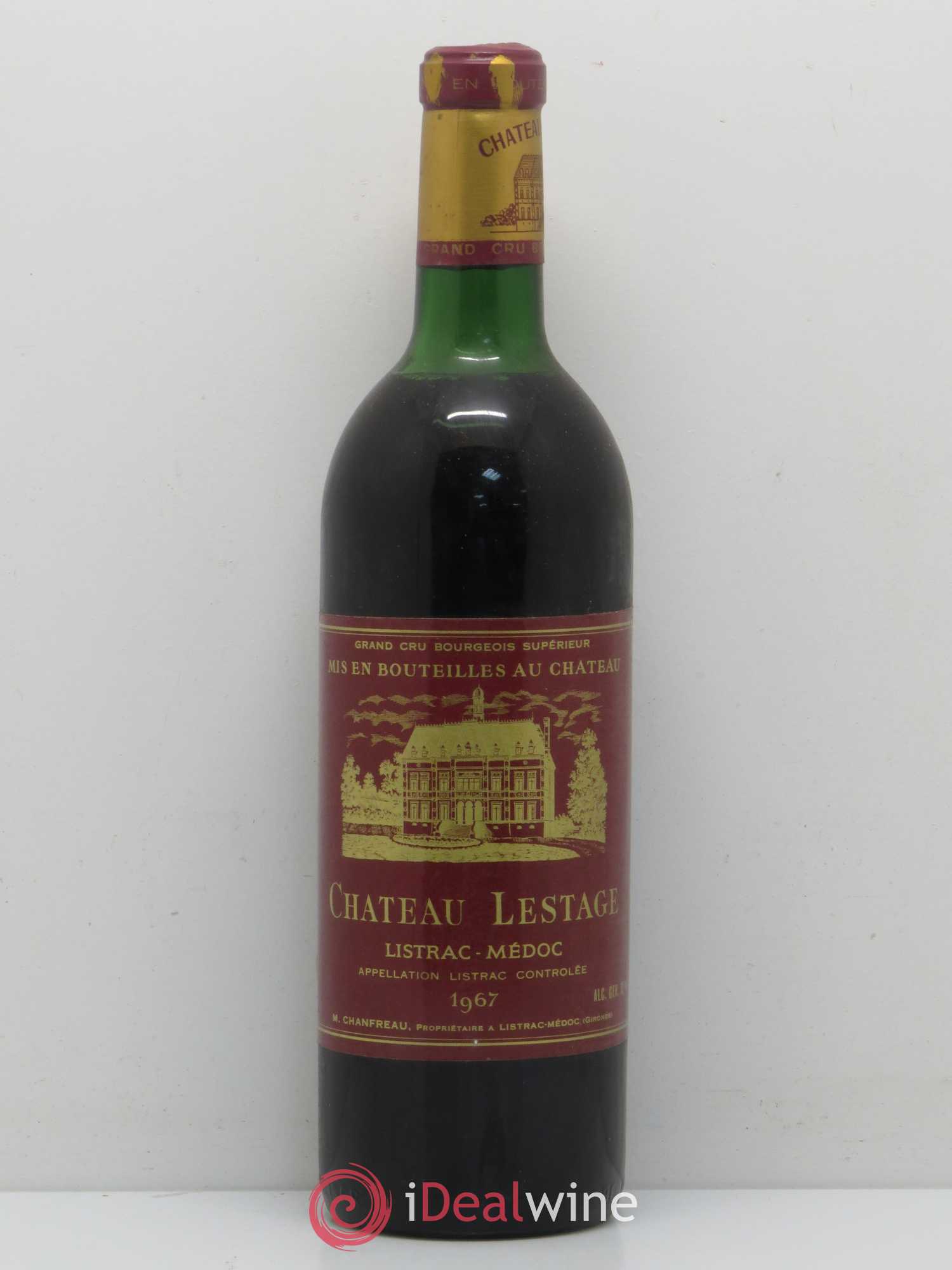 Château Lestage Cru Bourgeois 1967 - Lot de 1 bouteille - 0