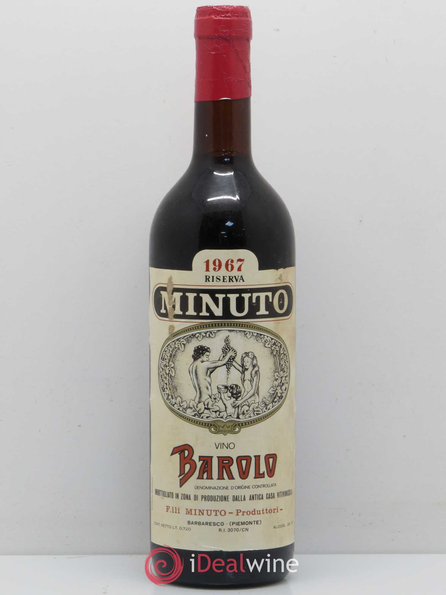 Barolo Riserva Minuto 1967 - Lot of 1 bottle - 0