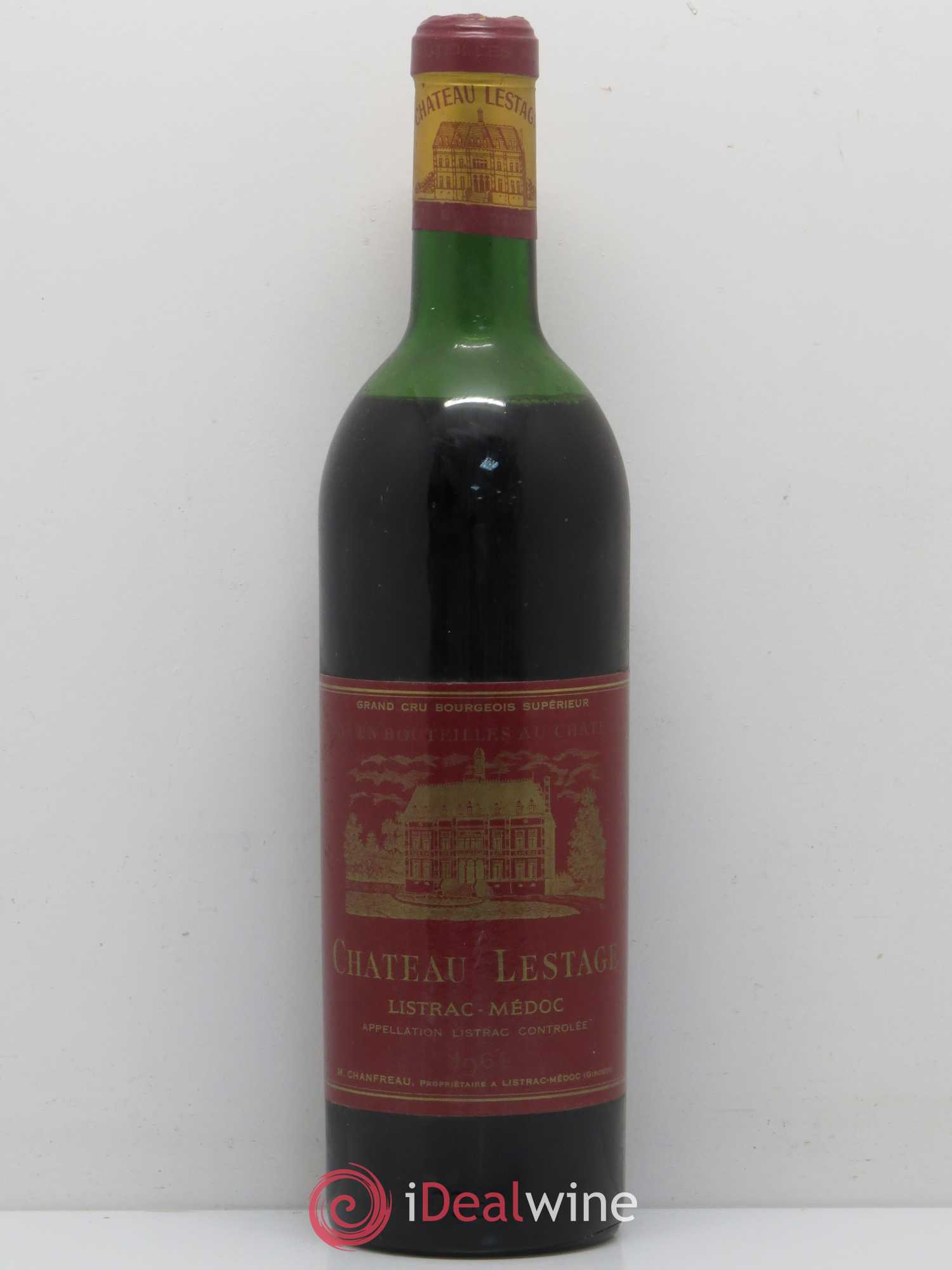 Château Lestage Cru Bourgeois 1964 - Lot de 1 bouteille - 0