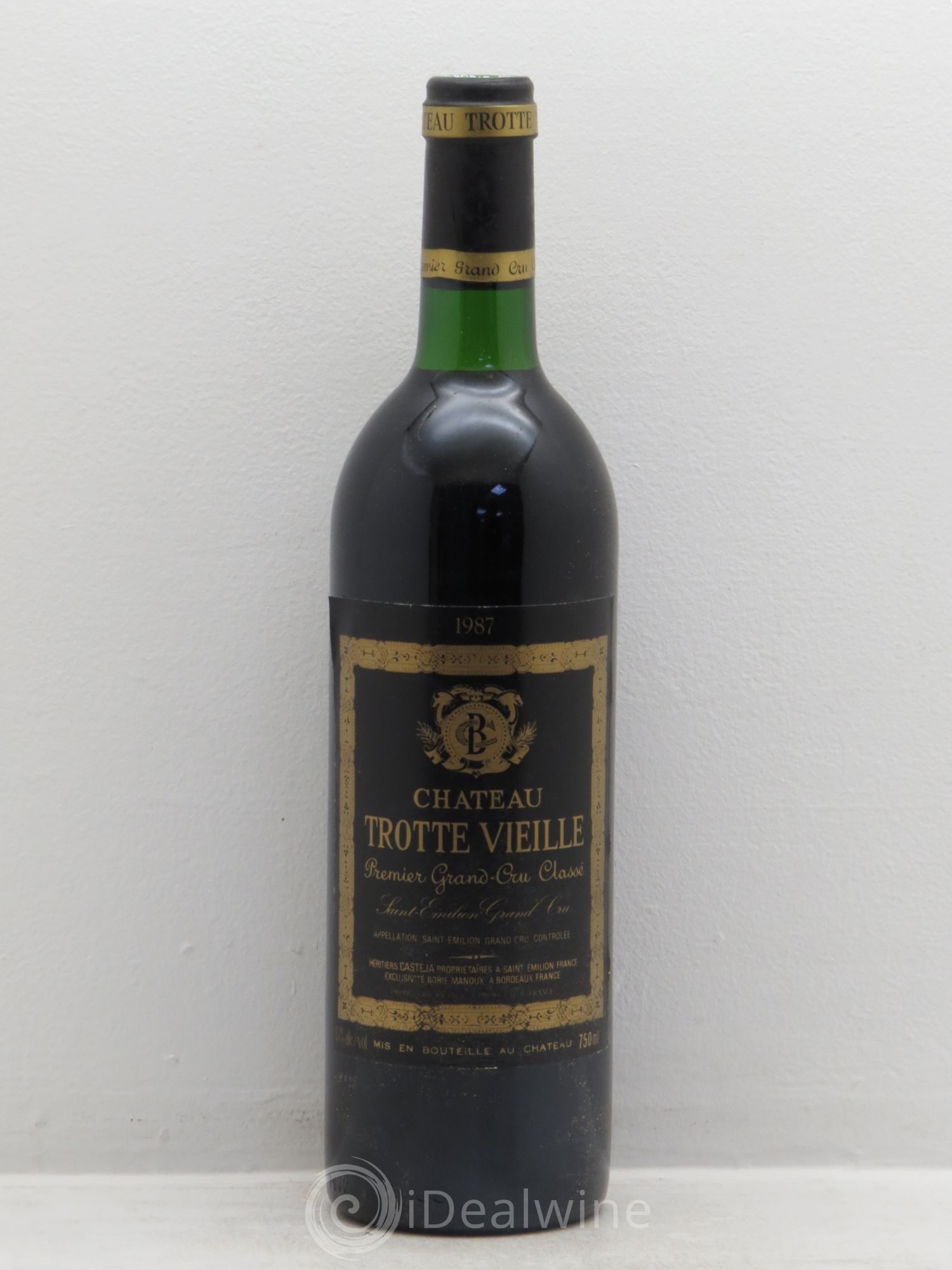Château Trotte Vieille 1er Grand Cru Classé B 1987 - Lot de 6 bouteilles - 0