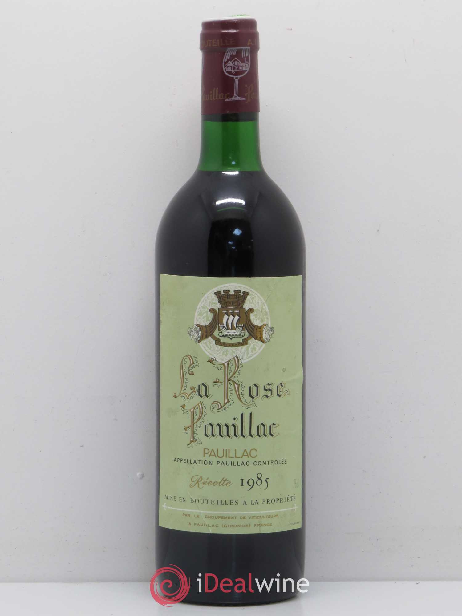 La Rose Pauillac 1985 - Lot de 1 bouteille - 0